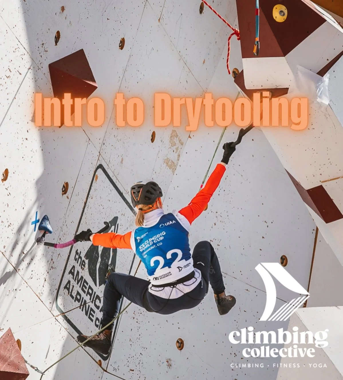 Curious about dry tooling? 

Intro to Dry Tooling is perfect for climbers ready to explore movement with tools in a controlled setting on our outdoor dry tooling tower. Learn proper tool placement, body positioning, and efficient movement while build