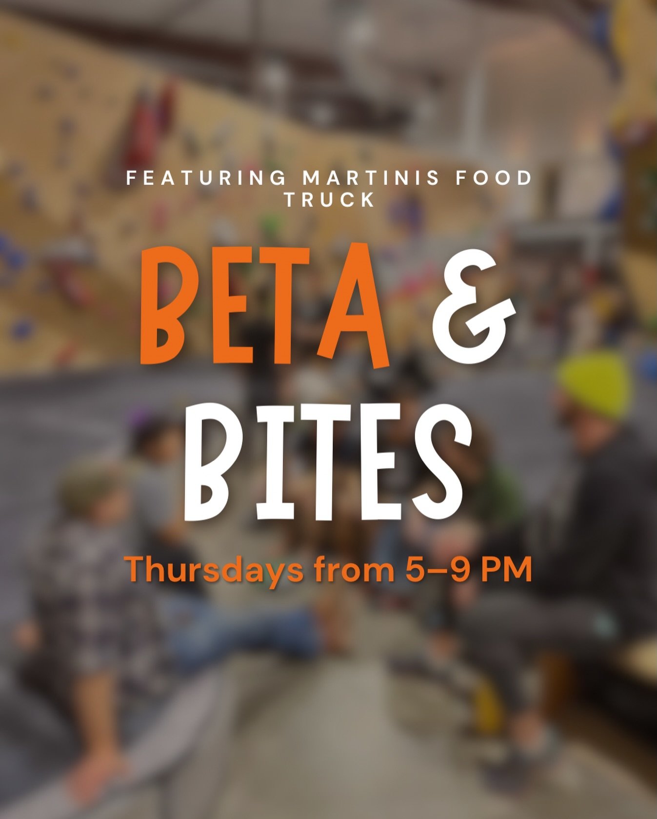Beta &amp; Bites is here 🍔🍻🧗

Every Thursday from 5&ndash;9 PM at Longmont, we&rsquo;re bringing the perfect post-work combo: climbing, good food, and happy hour vibes.

Enjoy:

&bull; $15 Day Passes after 5 PM

&bull; $5 Happy Hour Beer, Cider or