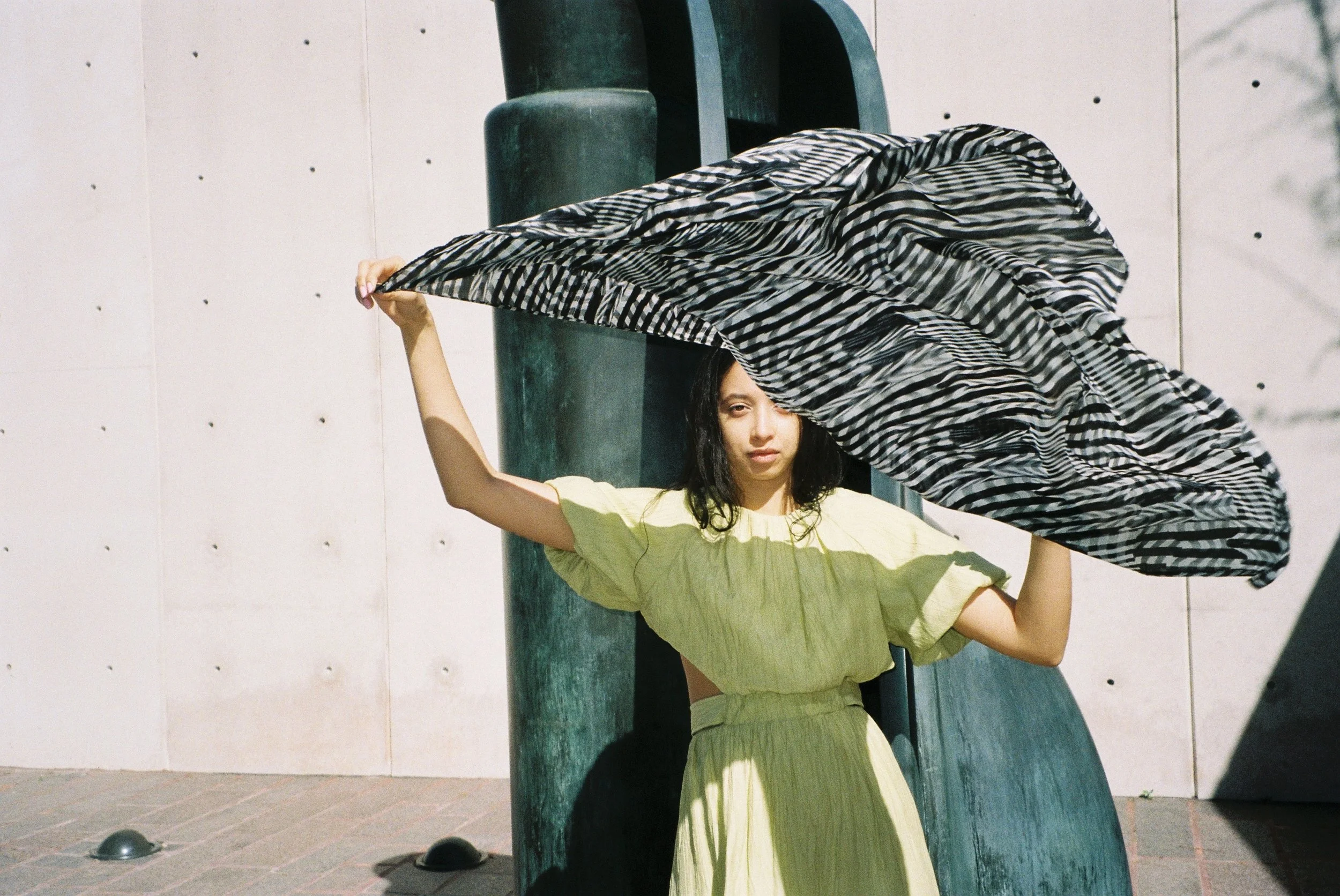 Warped Gingham Print, Scarves for MFAH, 2022