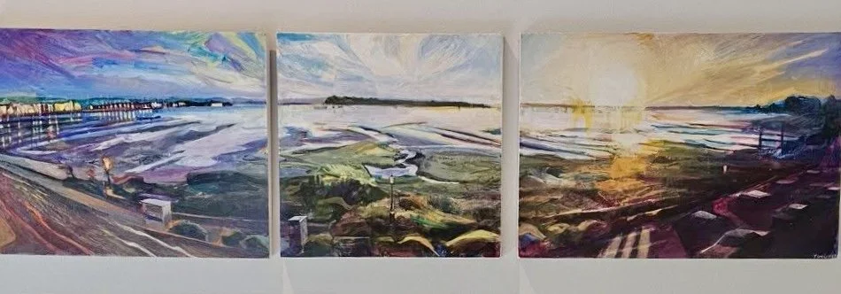 Triptych: Oil on Board