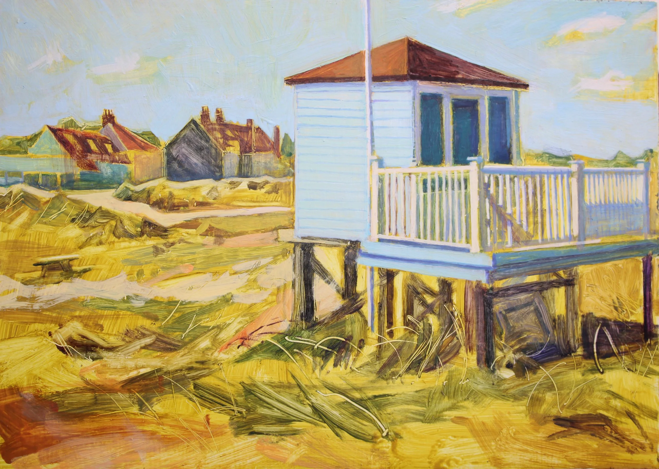 The Last Hut Large Greetings Cards (Set of 4)