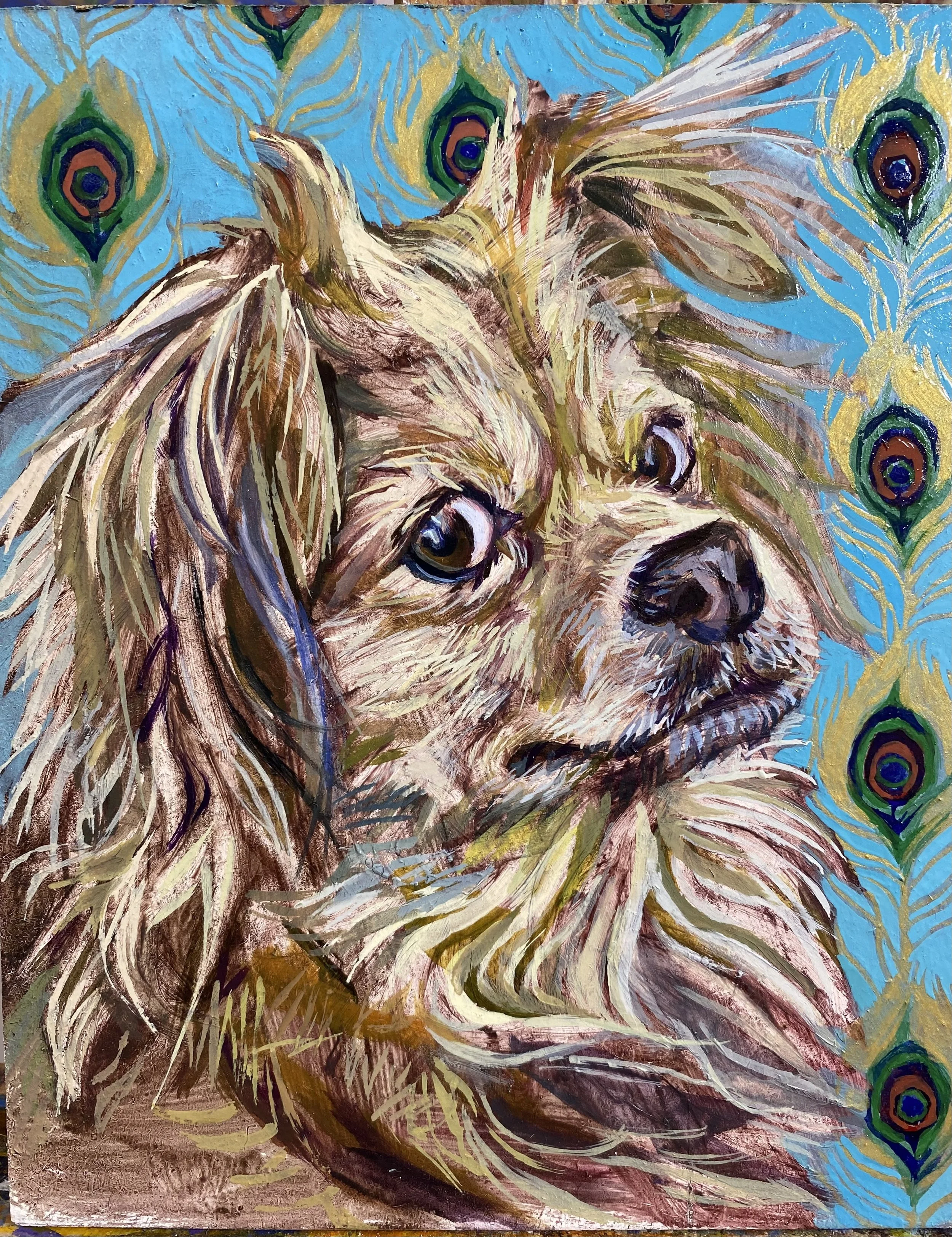 Gertie: Oil on Board