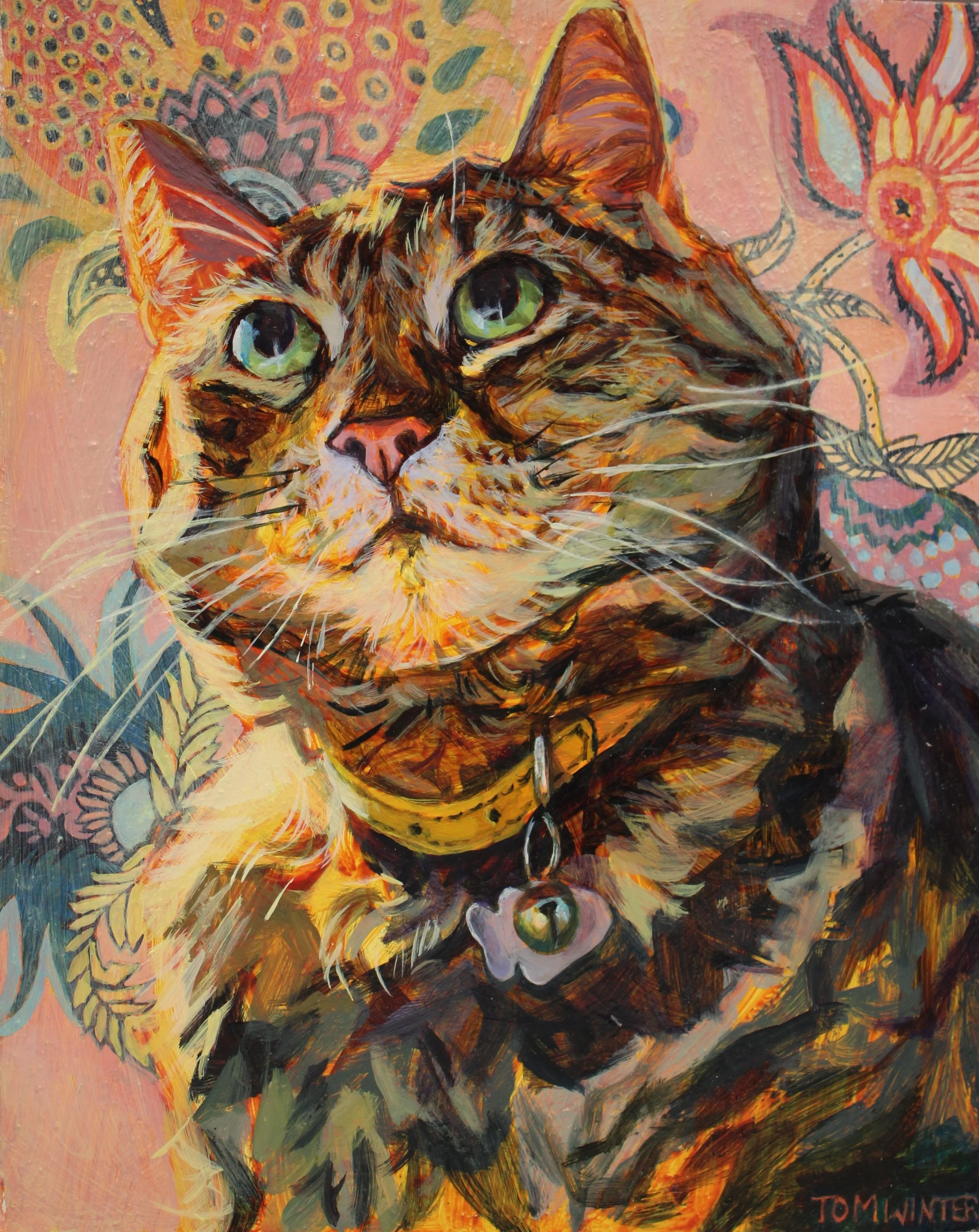 Hello? Noodle the Cat Giclée Print