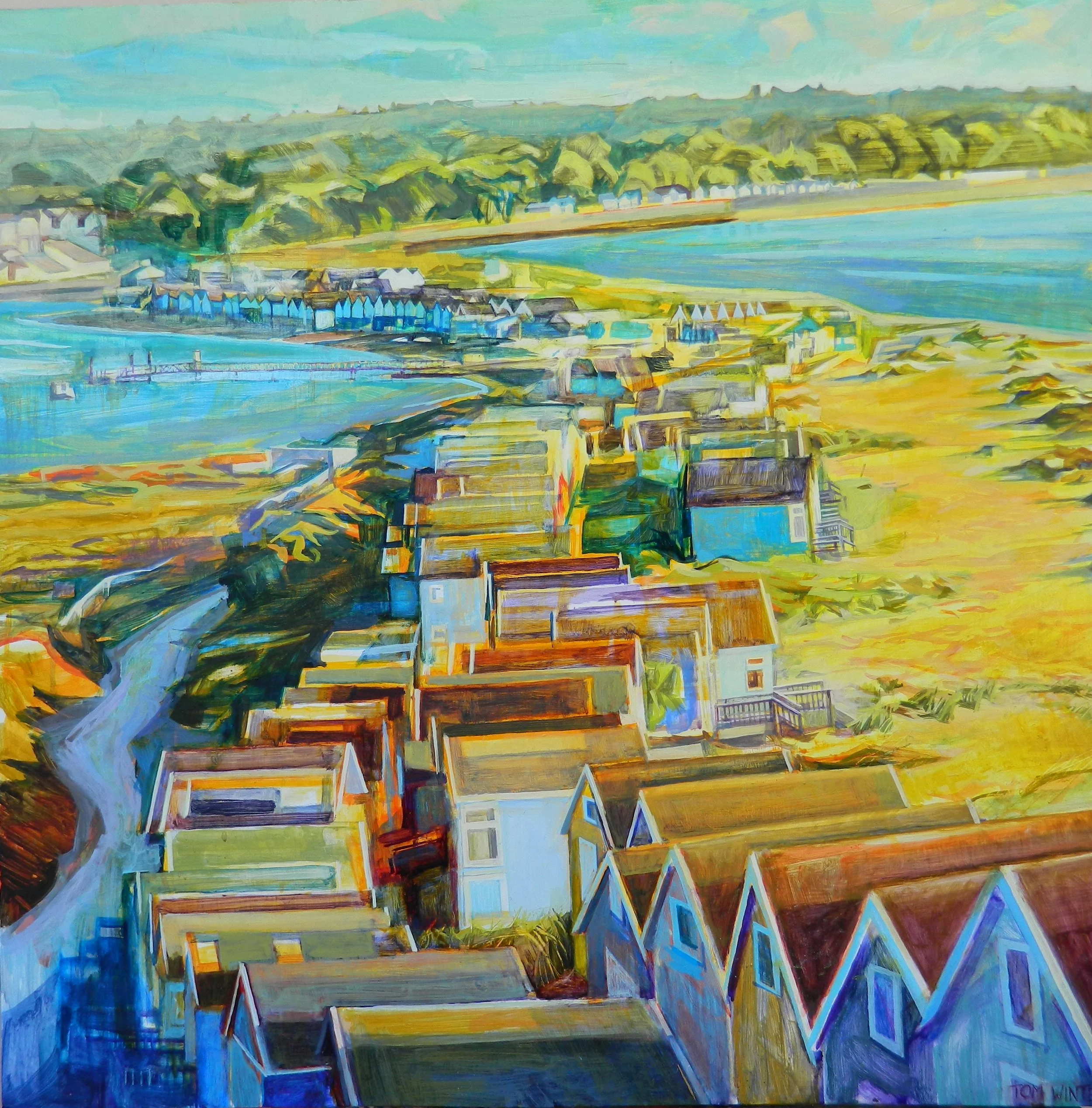 View Over Mudeford Spit Greetings Cards (Set of 4) (Copy)