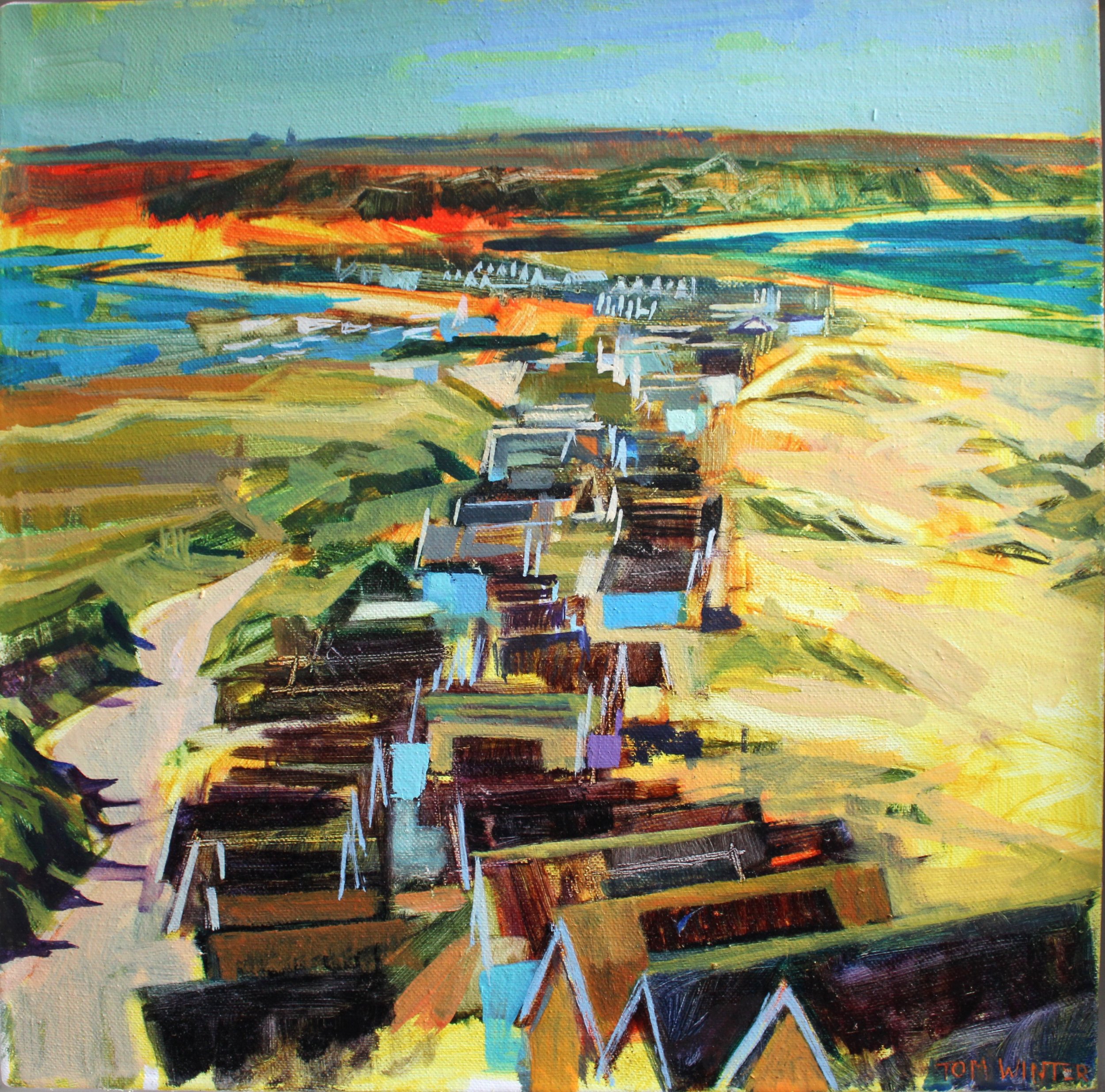 View over Mudeford Spit