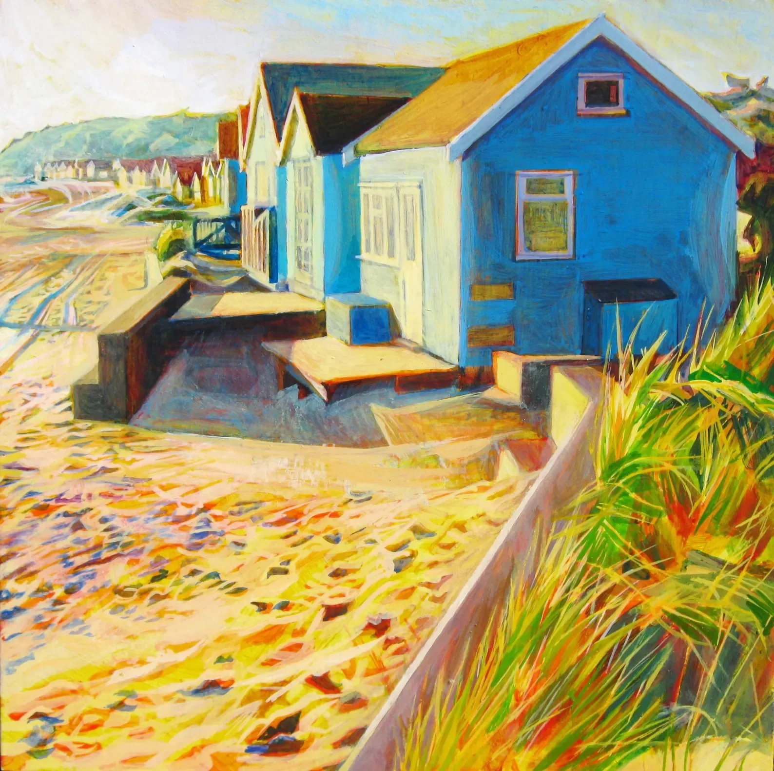 Beach Huts at Mudeford #2 Occasion Cards (Set of 4)