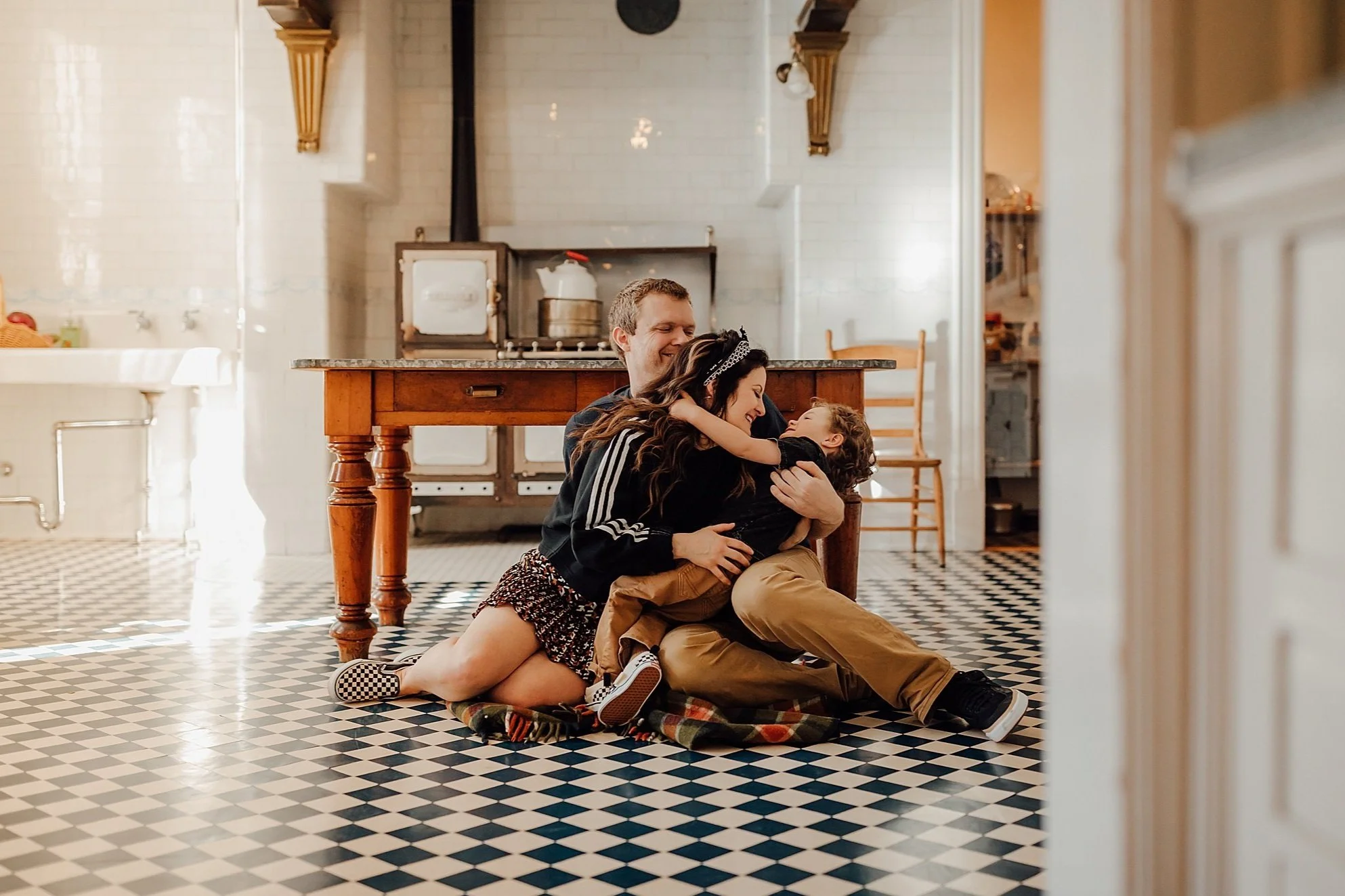 The LaGreca Family at The Moss Mansion