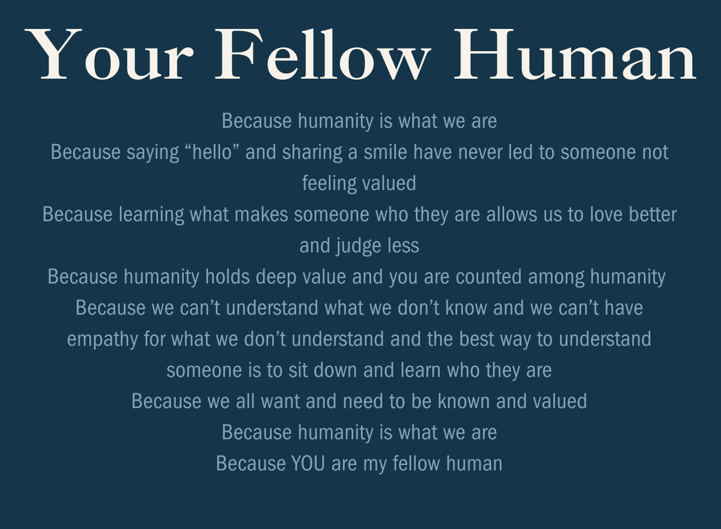 Your Fellow Human Connect Event — Lianna Marie, LLC