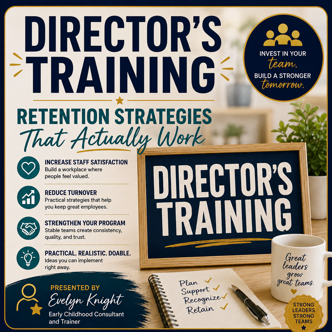 Directors Training/ Tuesday, October 20th/ 6:30-8:30 PM
