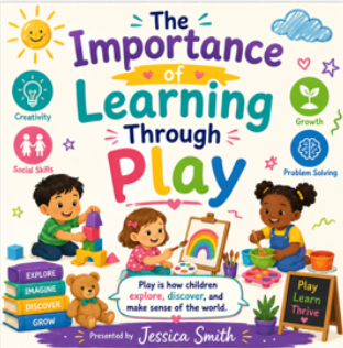 The Importance of Learning Through Play/ Saturday, August 22nd/ 9:00-11:00 AM