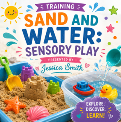 Sand & Water: Sensory Play/ Wednesday, June 10th/ 6:30-8:30 PM