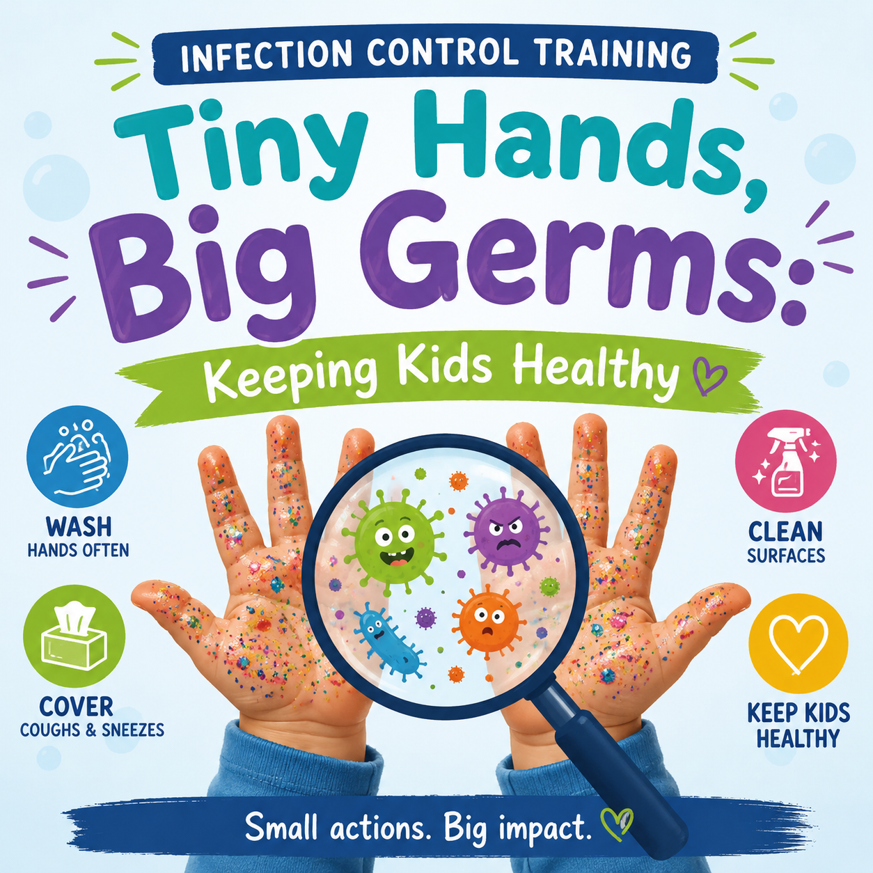 Tiny Hands, Big Germs/ Tuesday, Oct. 27th/6:30-8:30 PM