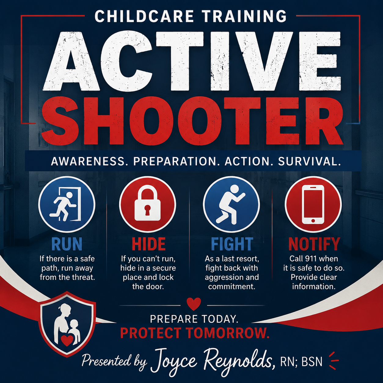 Active Shooter/Tuesday, Aug 11th/ 6:30-8:30PM