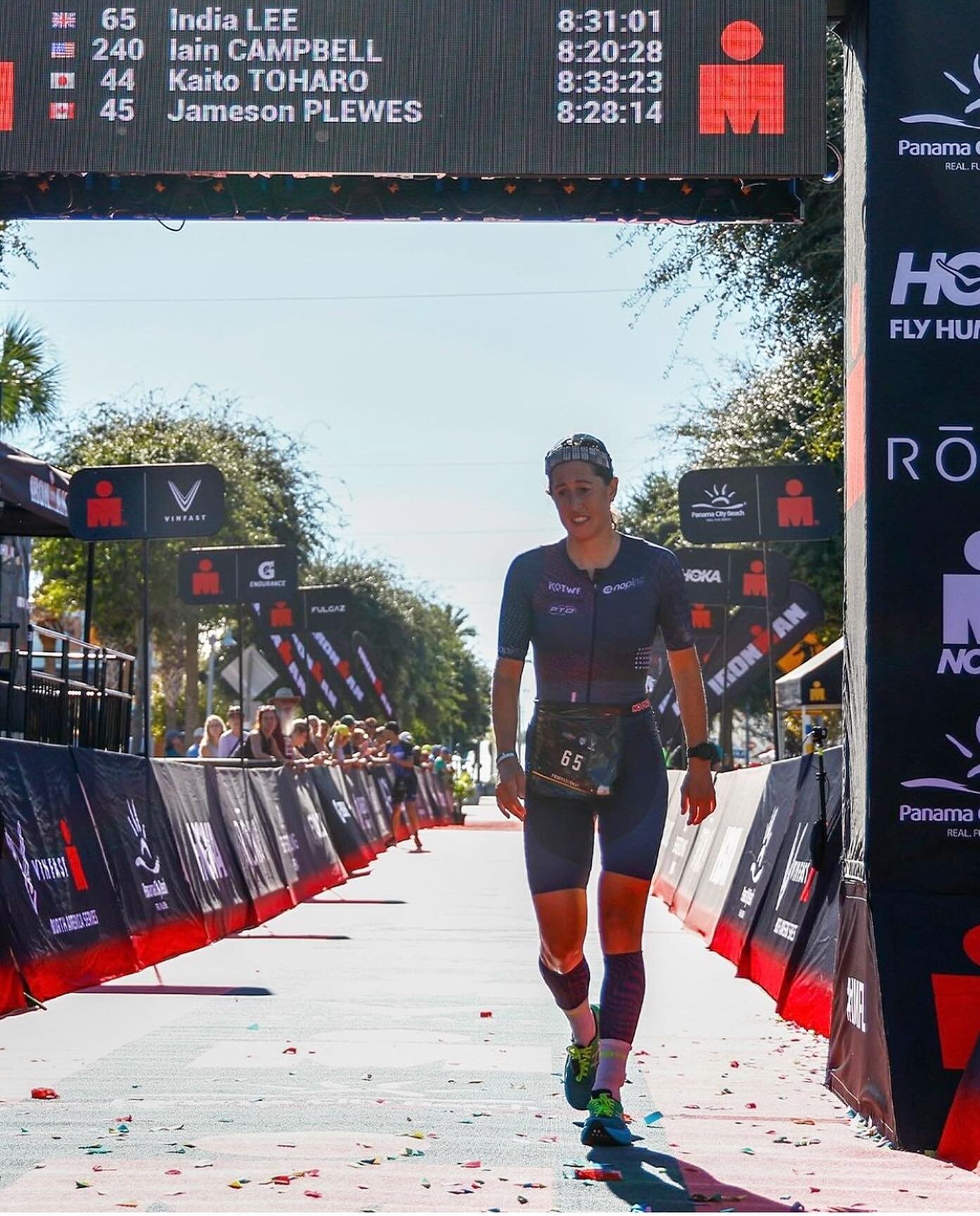 Fabulous in Florida

After leading for much of the race, India Lee finished a superb 2nd place at Ironman Florida last weekend. Laying down world class splits for each of the 3 disciplines, her overall time of 8:31 was good enough to smash the previo