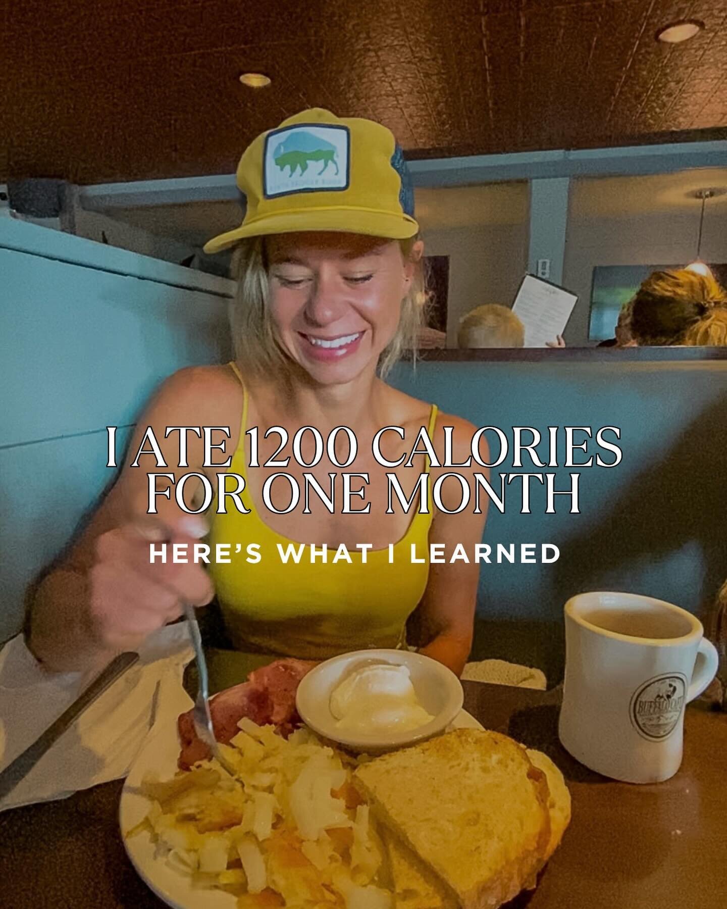 It&rsquo;s not enough food.

1200 calories while trying to workout and do life is a terrible feeling. 

Not only that, when you deprive your body of the energy {food} it needs to do the work you&rsquo;re demanding of it you end up  with a wrecked ner