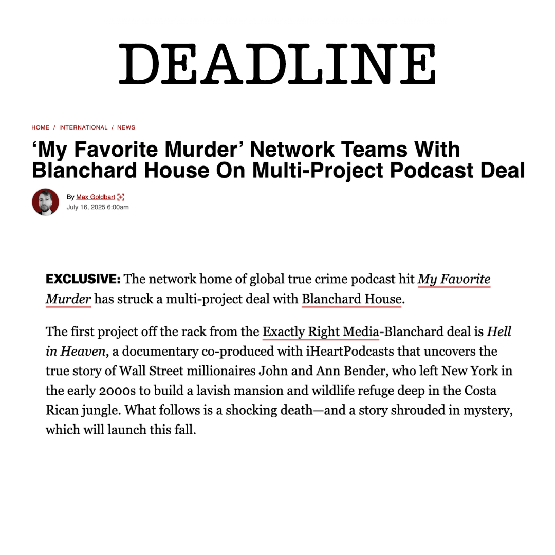 ‘My Favorite Murder’ Network Teams With Blanchard House On Multi-Project Podcast Deal