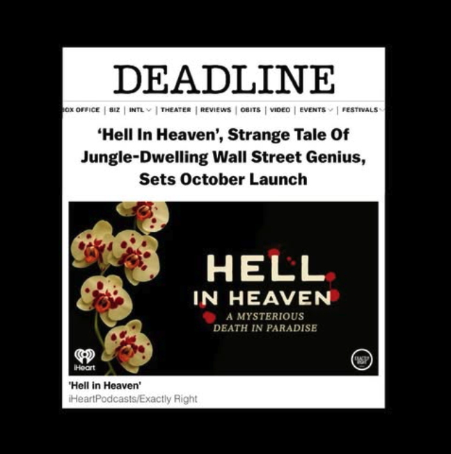 ‘Hell In Heaven’, Strange Tale Of Jungle-Dwelling Wall Street Genius, Sets October Launch
