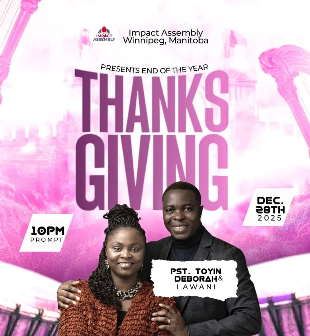 End-Of-Year Thanksgiving Service
