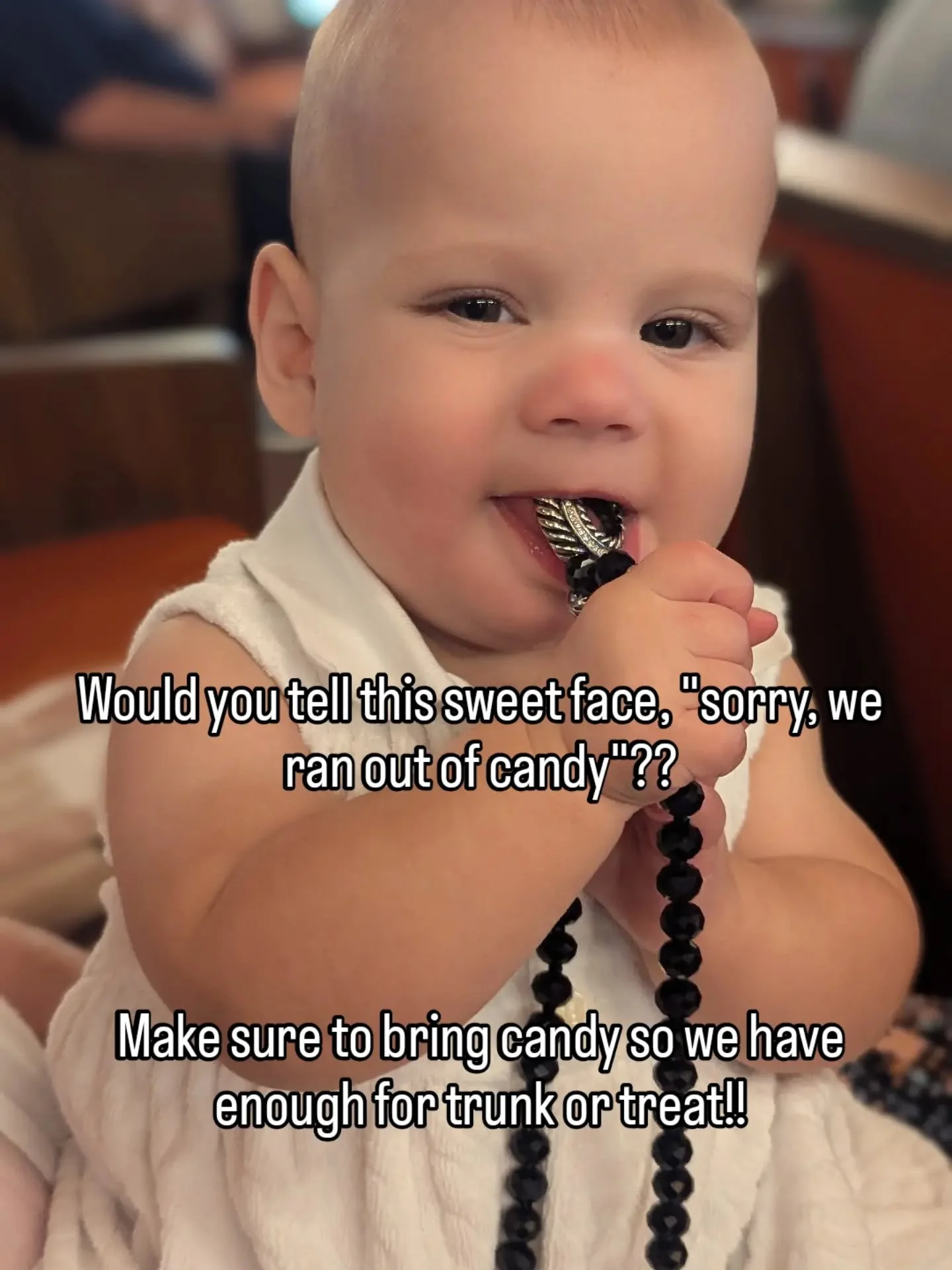 We're expecting a lot of friends on Saturday!

And they're expecting candy 🍬🍭🍫

Make sure to donate so we have enough!!

Trunk or treat
Saturday, Oct 24th
6-8pm