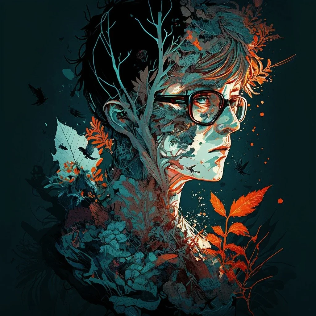 a portrait of the artist