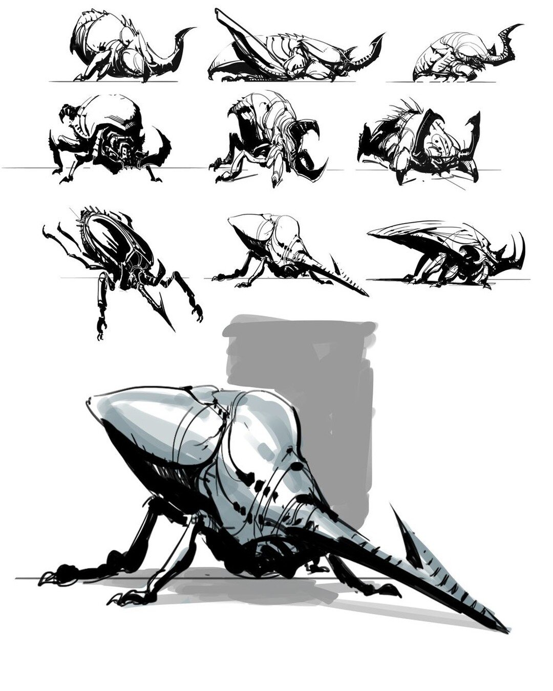 I love designing creatures! Loads of new art up on my website: www.izzymedrano.com

#critters #creaturedesign #conceptart #monsterdesign #gamedevjobs