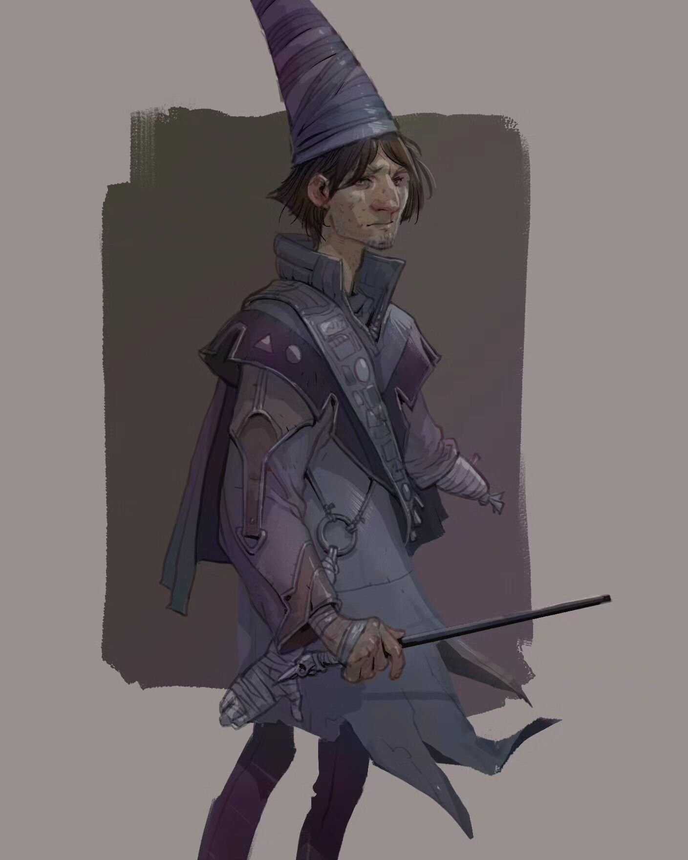 I have found role playing games are insanely useful as a concept artist. I recommend to all of my students to pick up the hobby. It's like CrossFit for your imagination!

Meet Nit Itzli, my first Dungeons &amp; Dragons wizard! A specky ultra awkward 