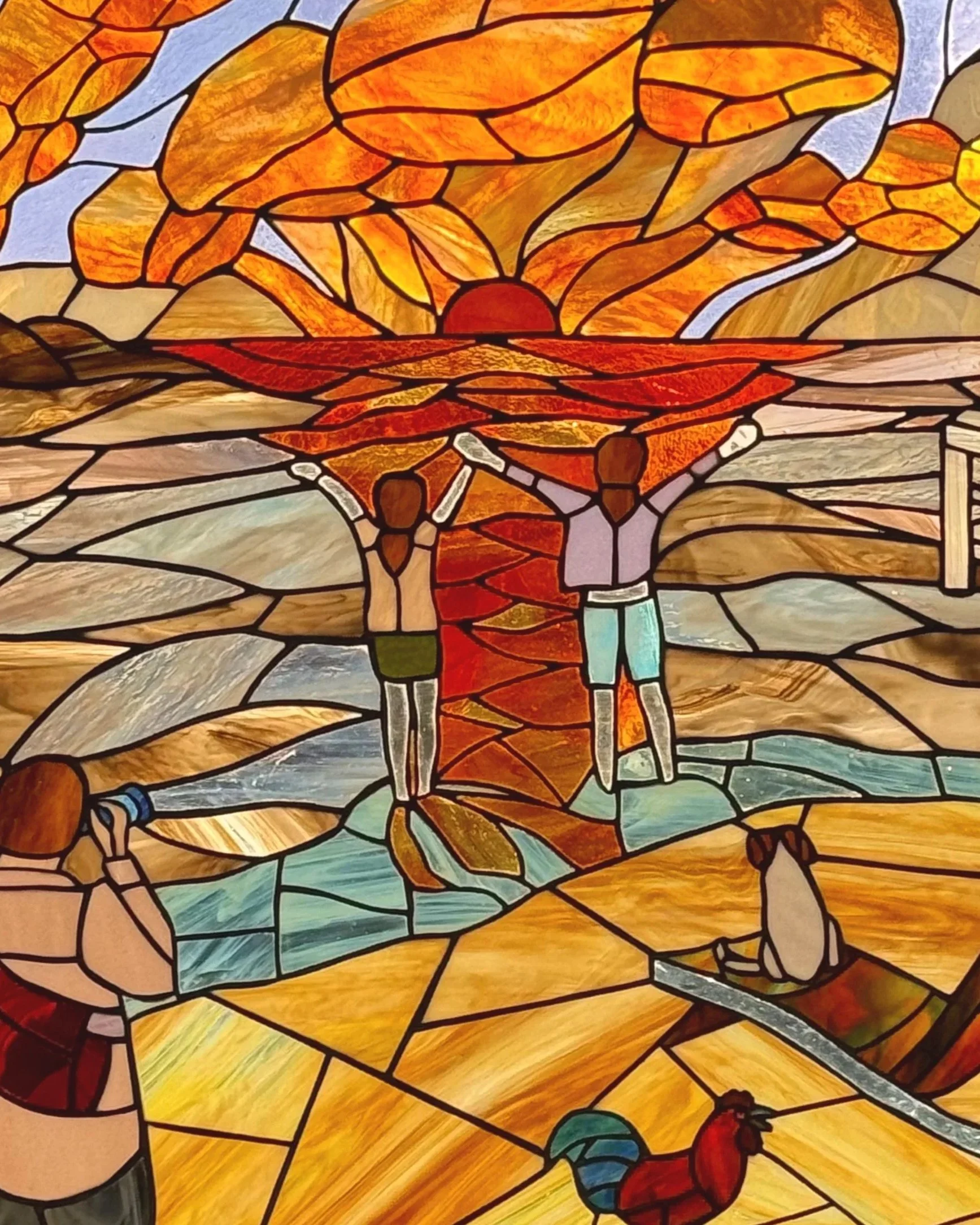 Mornin' at sunrise unframed