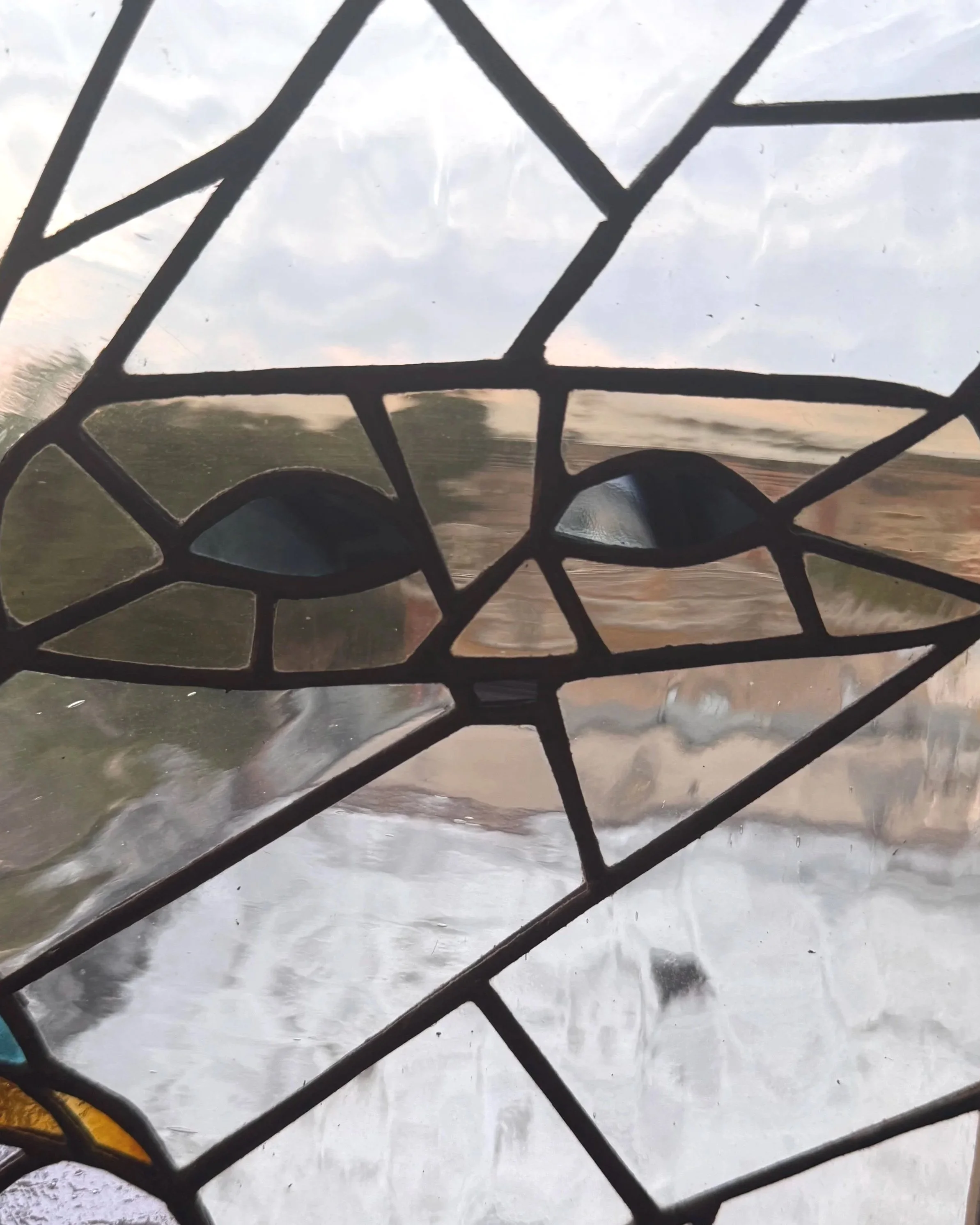 Namast3 mirror and eyes detail