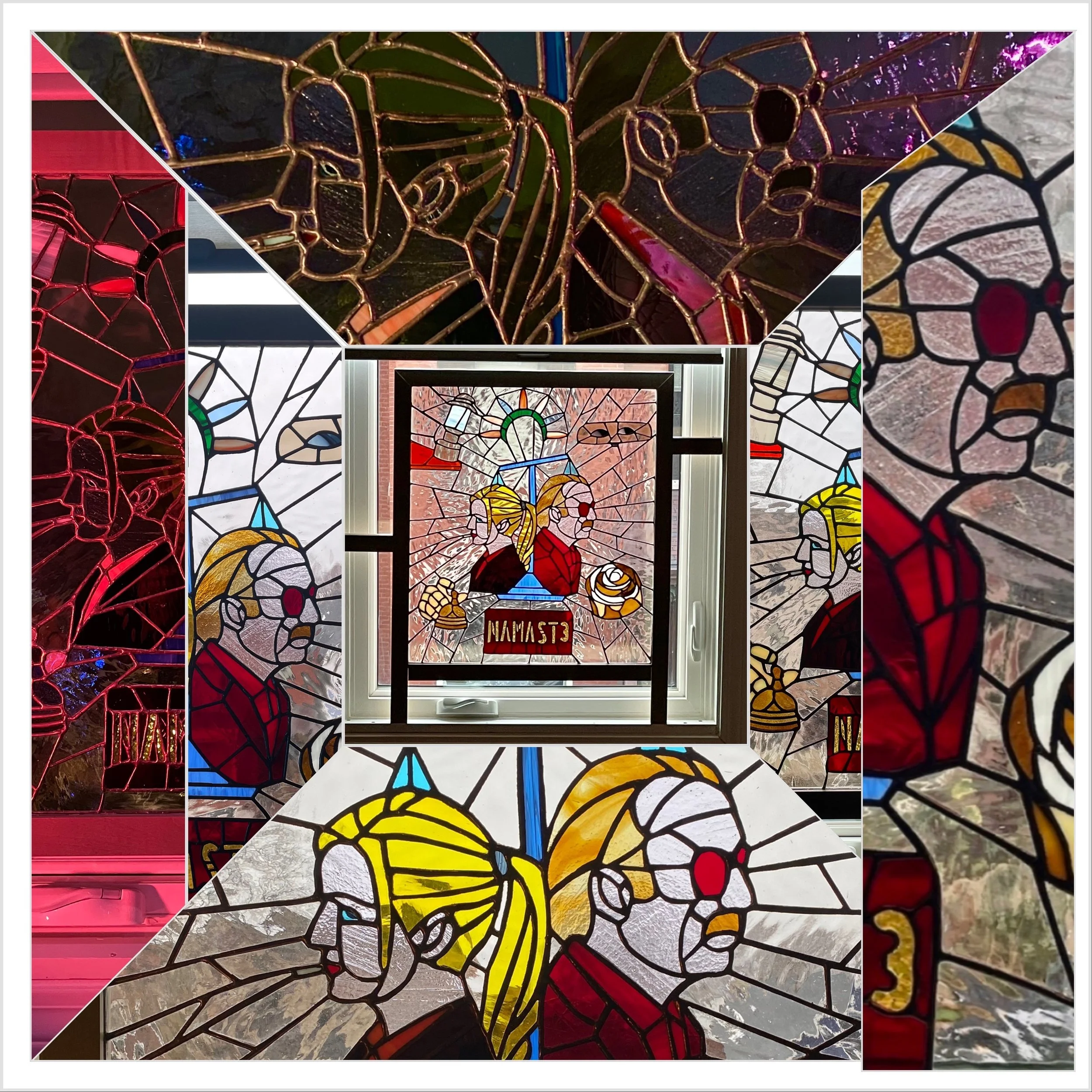 Namast3 with various lighting