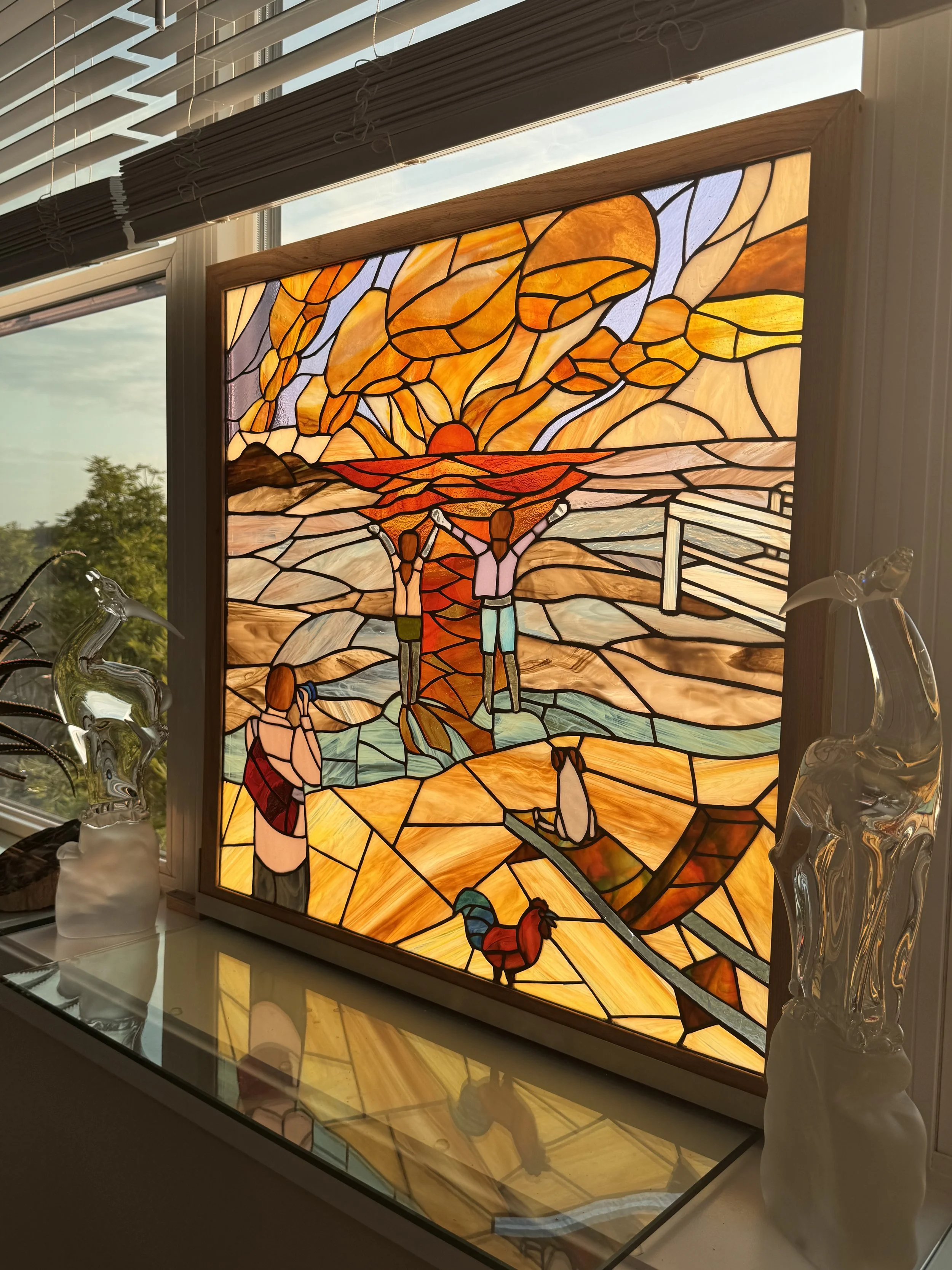 Mornin' at sunrise viewed from south