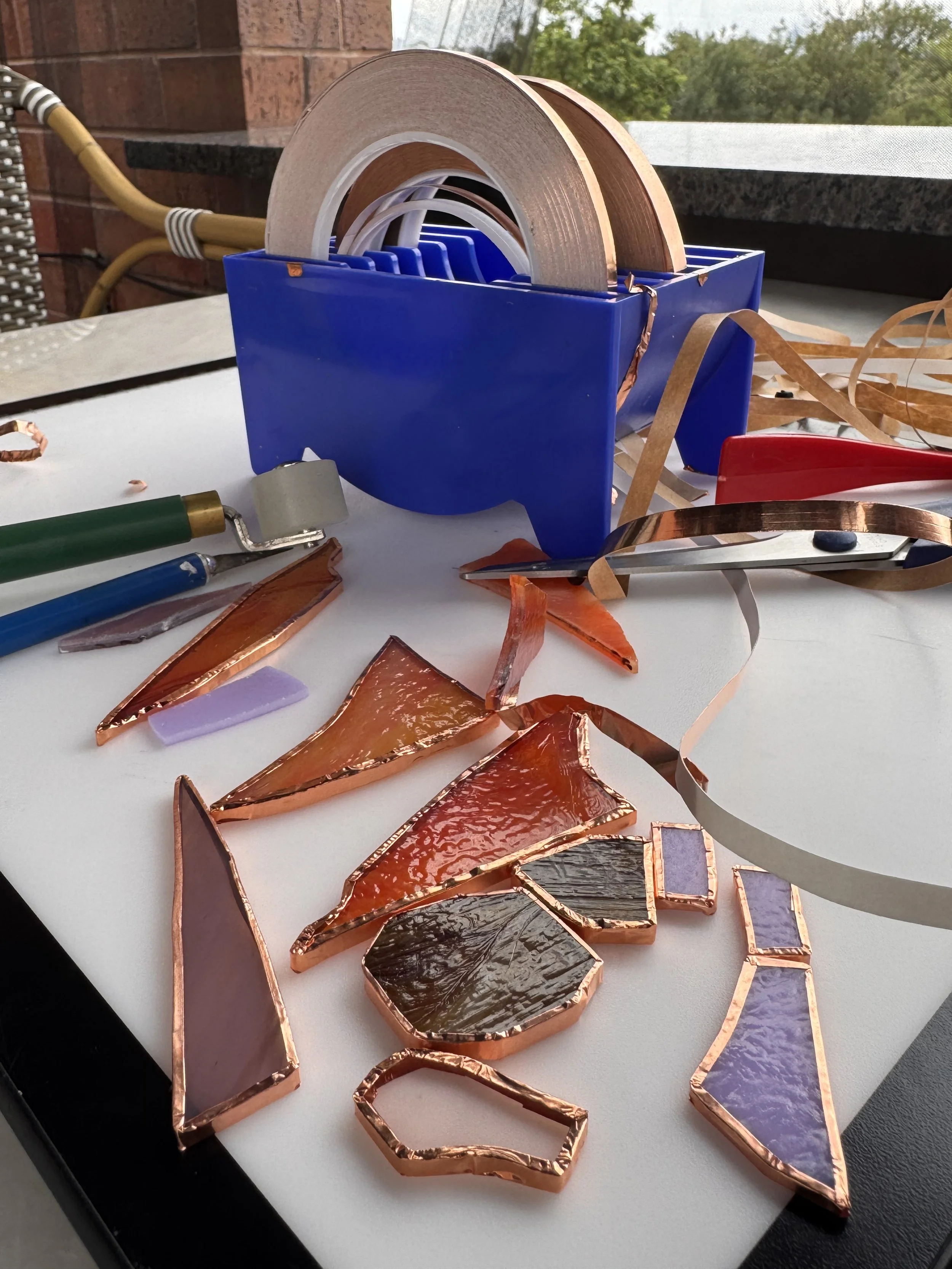 Mornin' copper foiling 