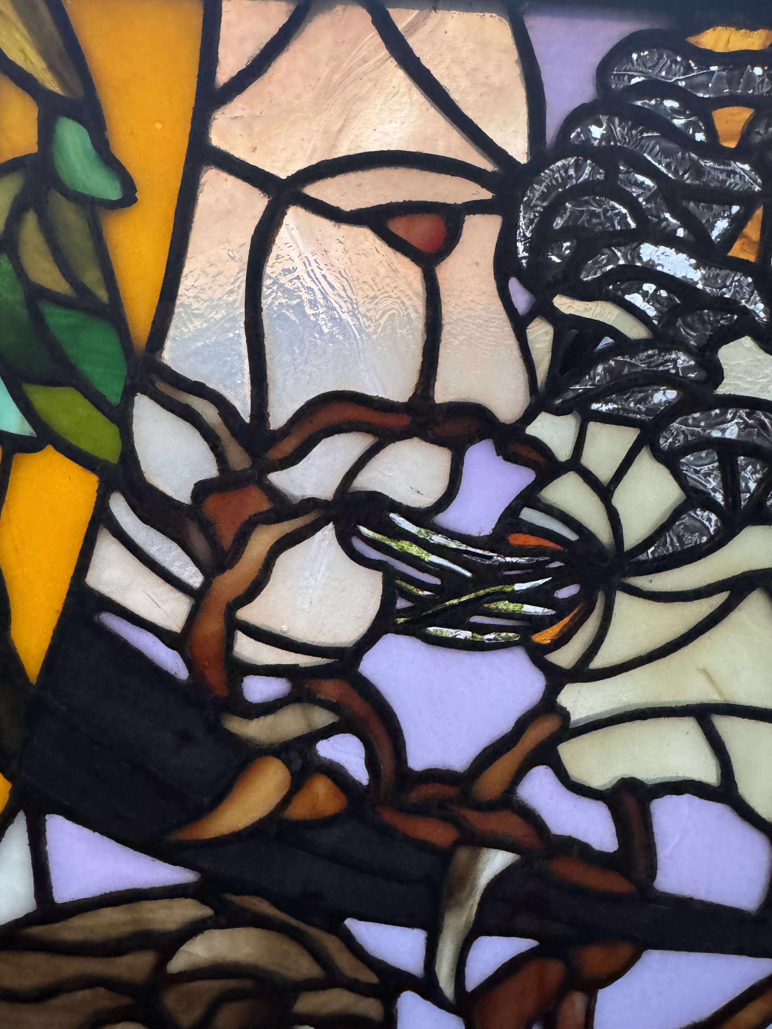 Survival woman confronting mushroom man