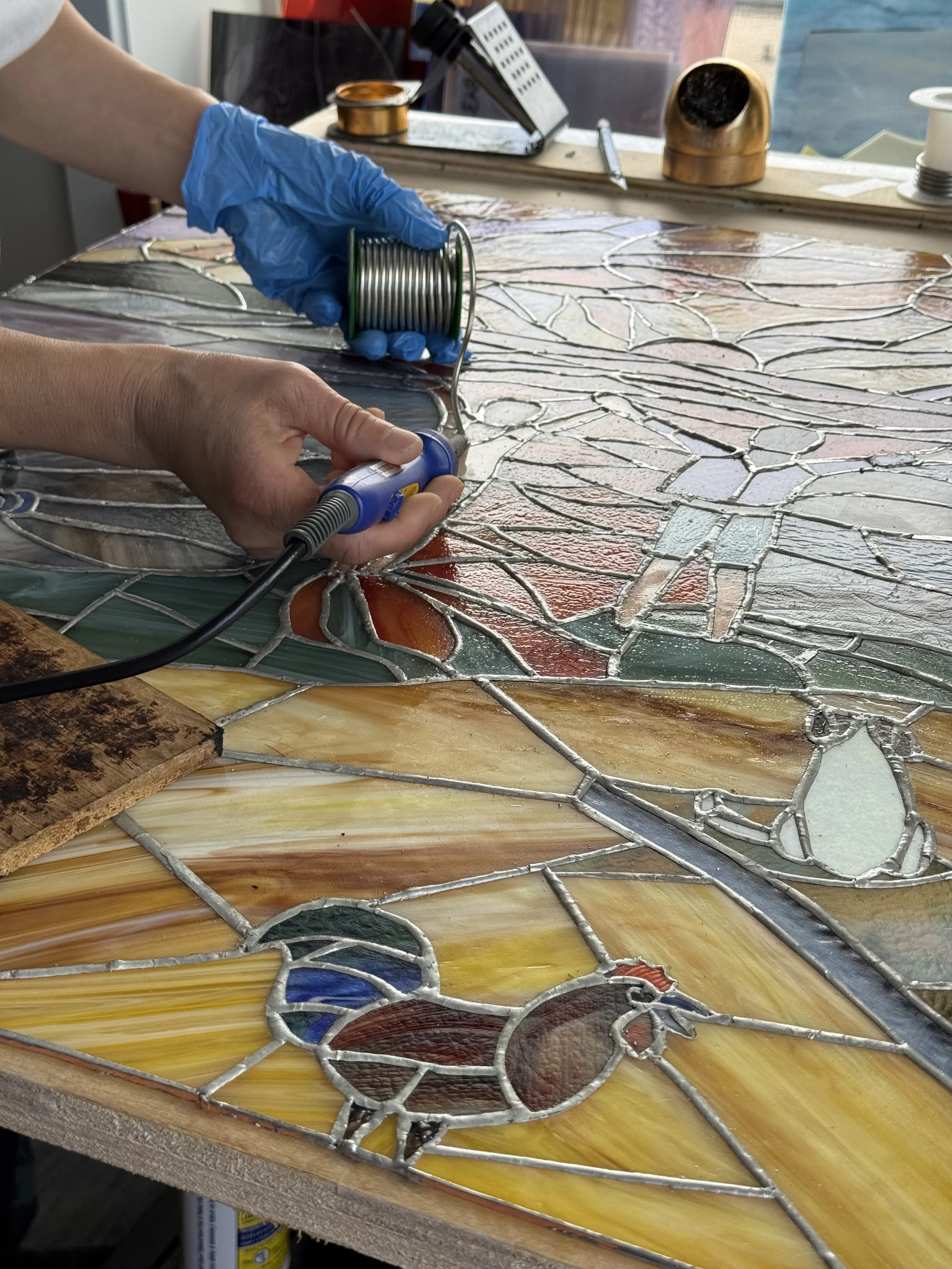 Dragon Queen foil adjustment in place