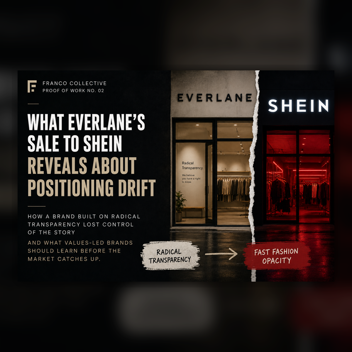 What Everlane’s Sale to Shein Reveals About Positioning Drift
