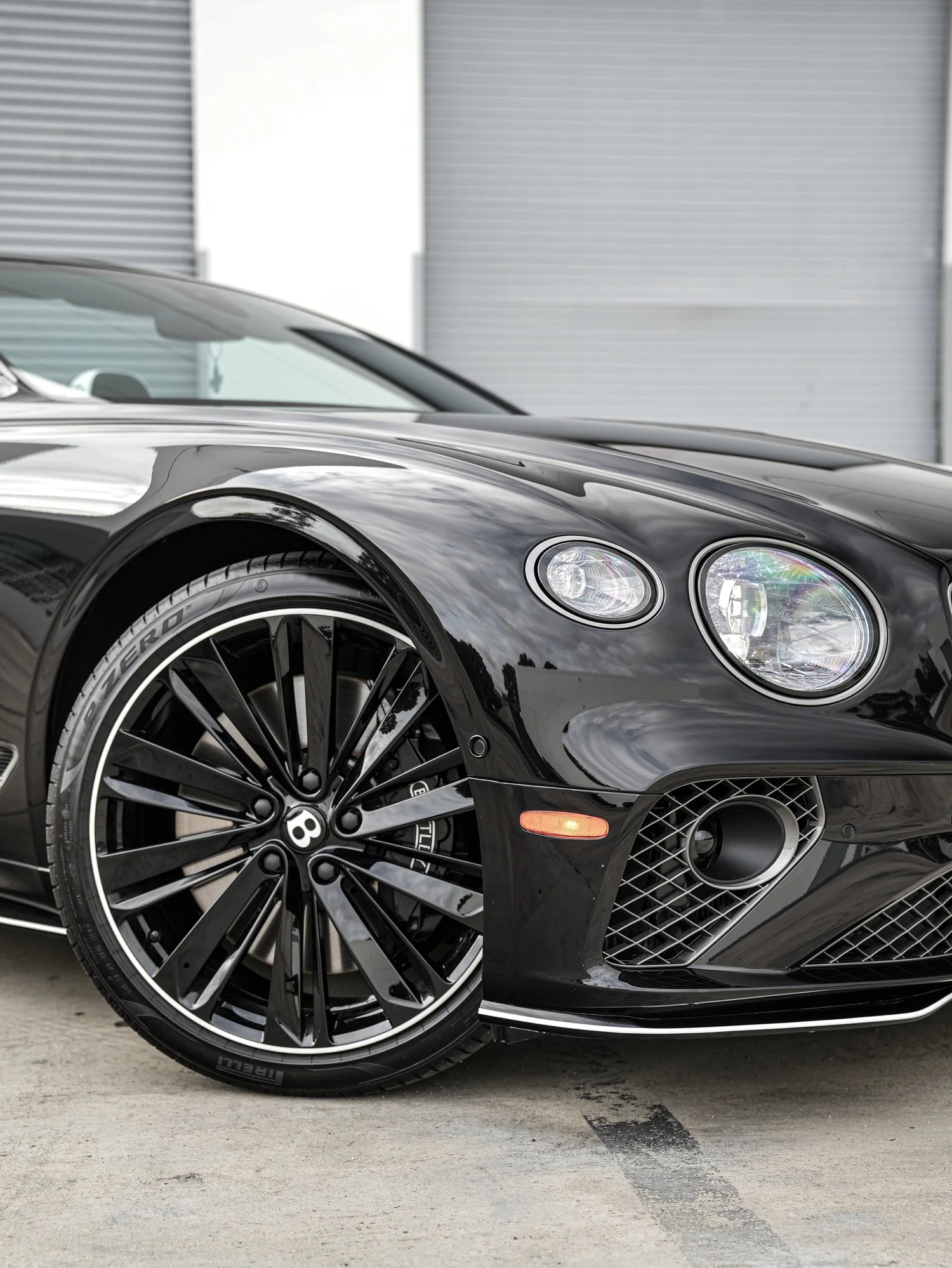 Completed Bentley Continental GTC Film Noir project in Irvine