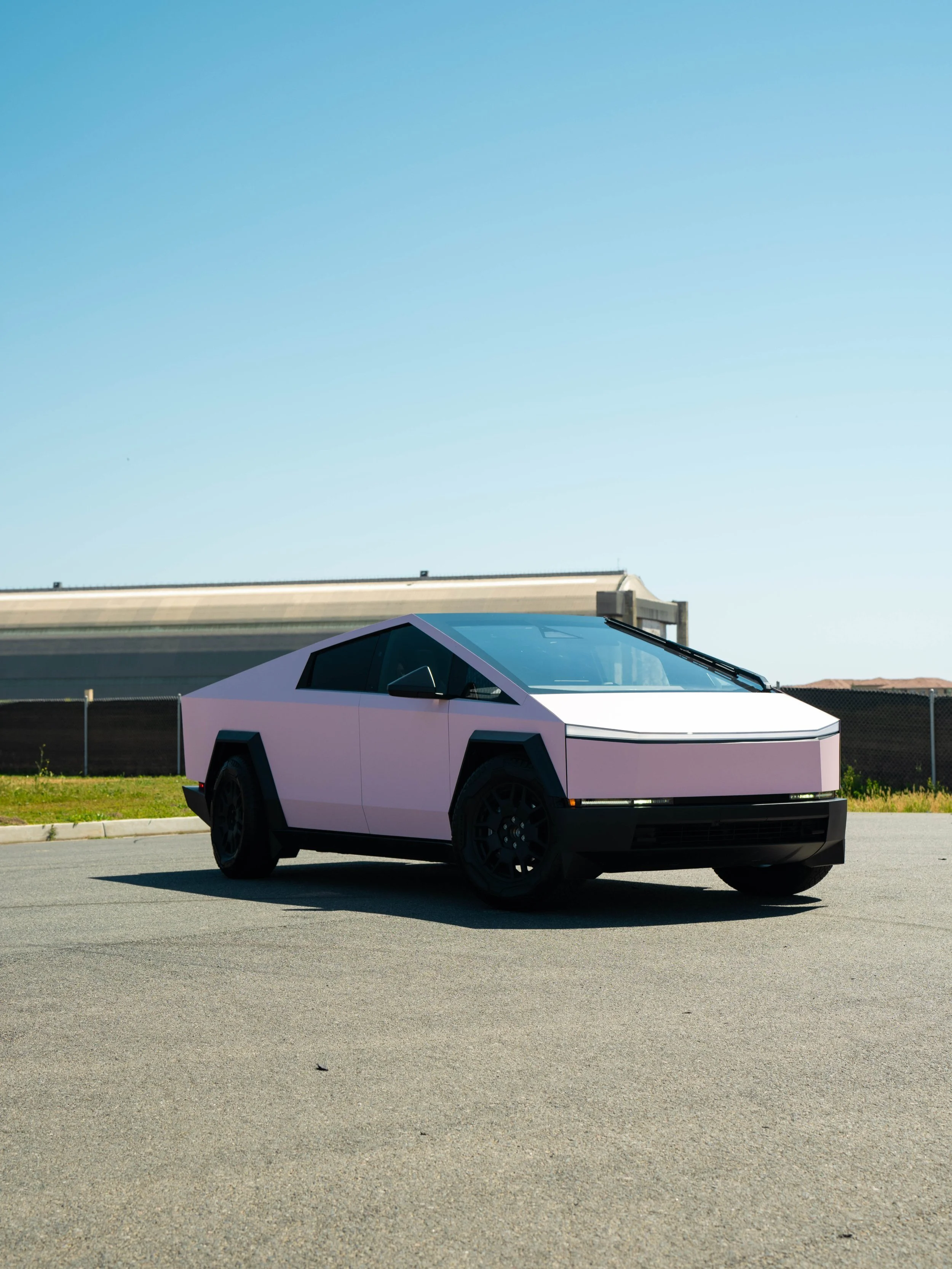 Tesla Cyberturck Matte pink vinyl
