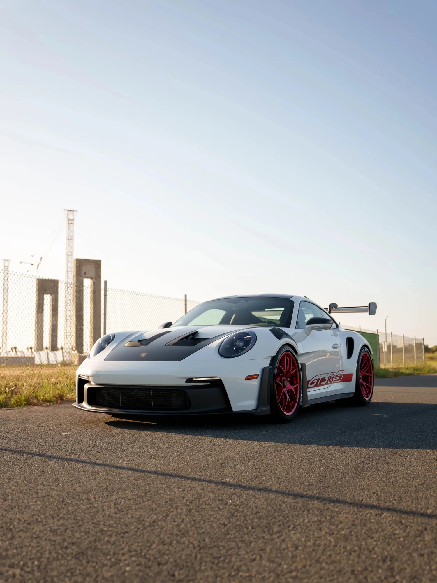 Gloss XPEL paint protection film on a Porsche 992.1 GT3 RS at Toyz Detail Studio