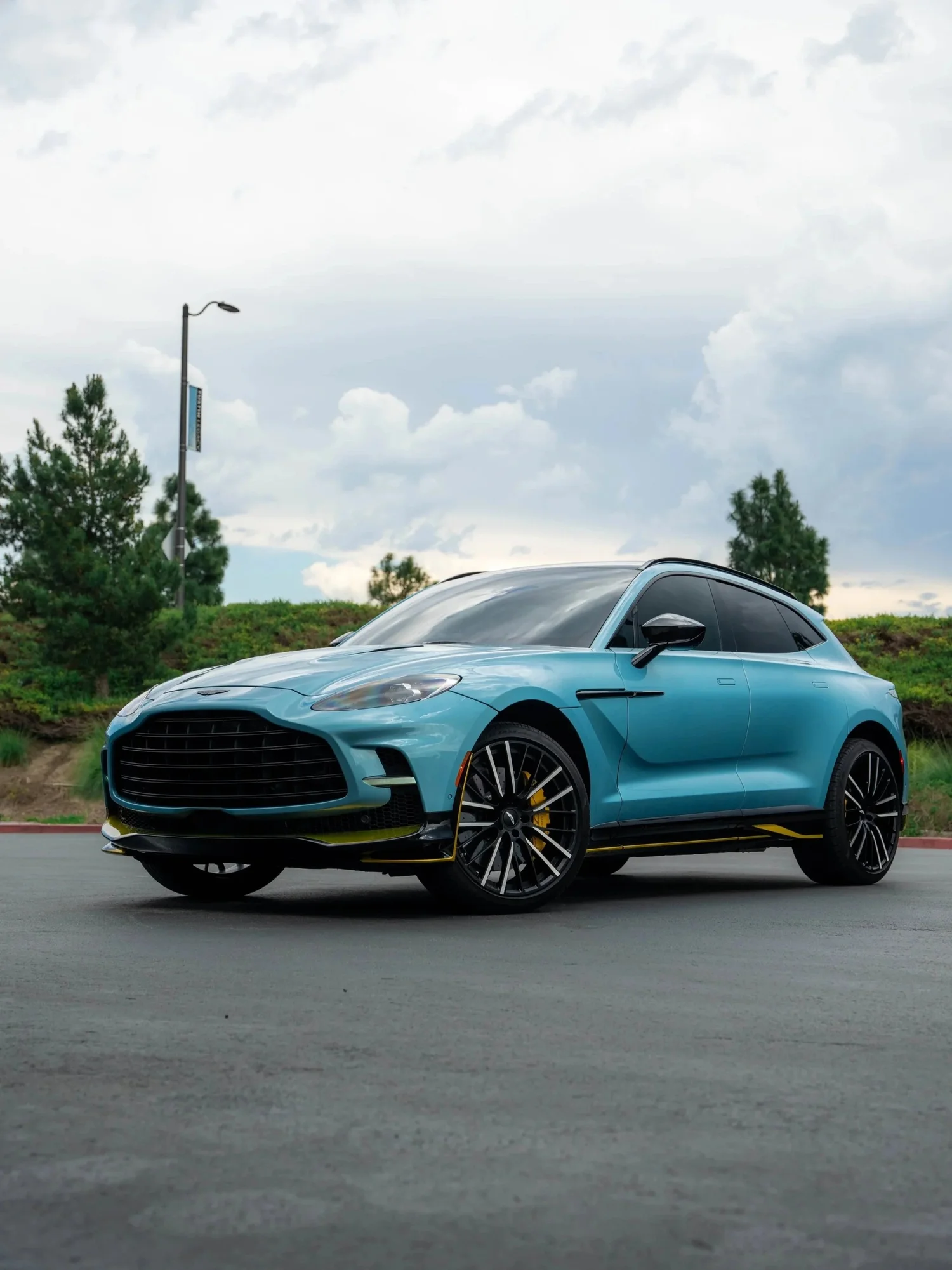 Aston Martin DBX 707 after Paint Protection Film (PPF), Window Tint and Ceramic Coating, front-left three-quarter view