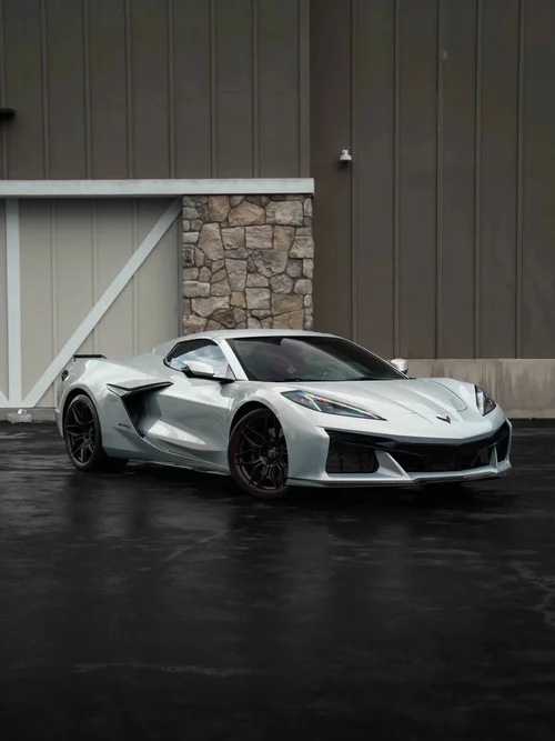 Silver Chevrolet C8 Corvette Full-Body XPEL ULTIMATE PLUS PPF, XPEL XR Plus Window Tint & XPEL Fusion Ceramic Coating