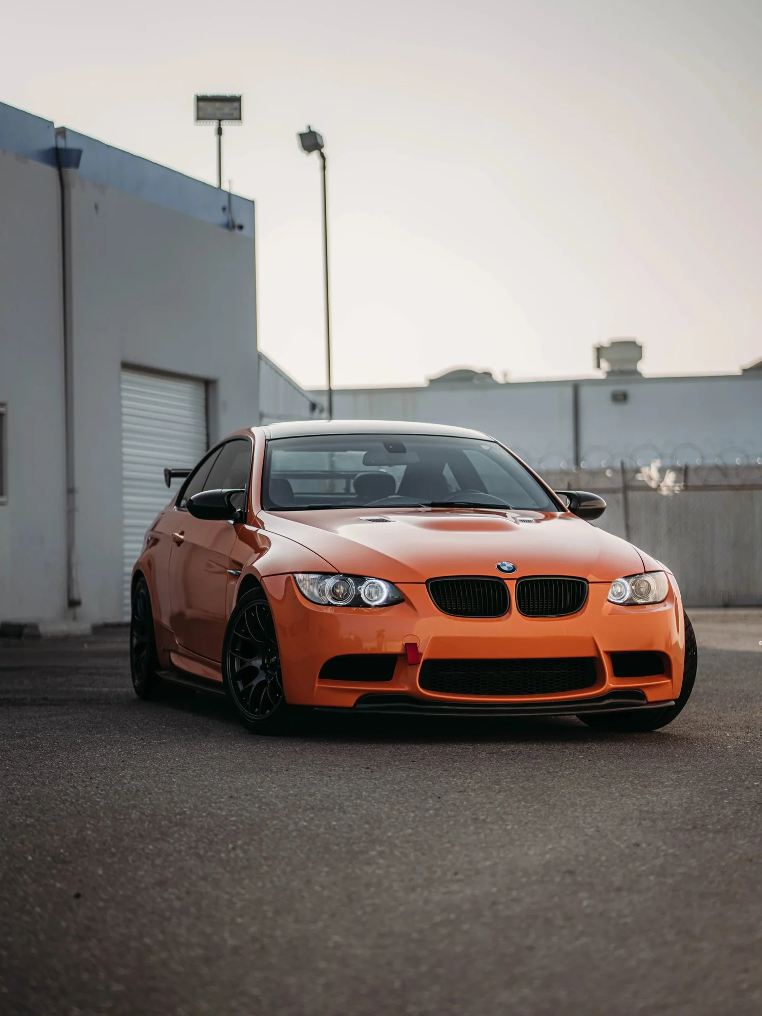 BMW E92 M3 LIME ROCK PARK after Vinyl Wrap, low-angle front view