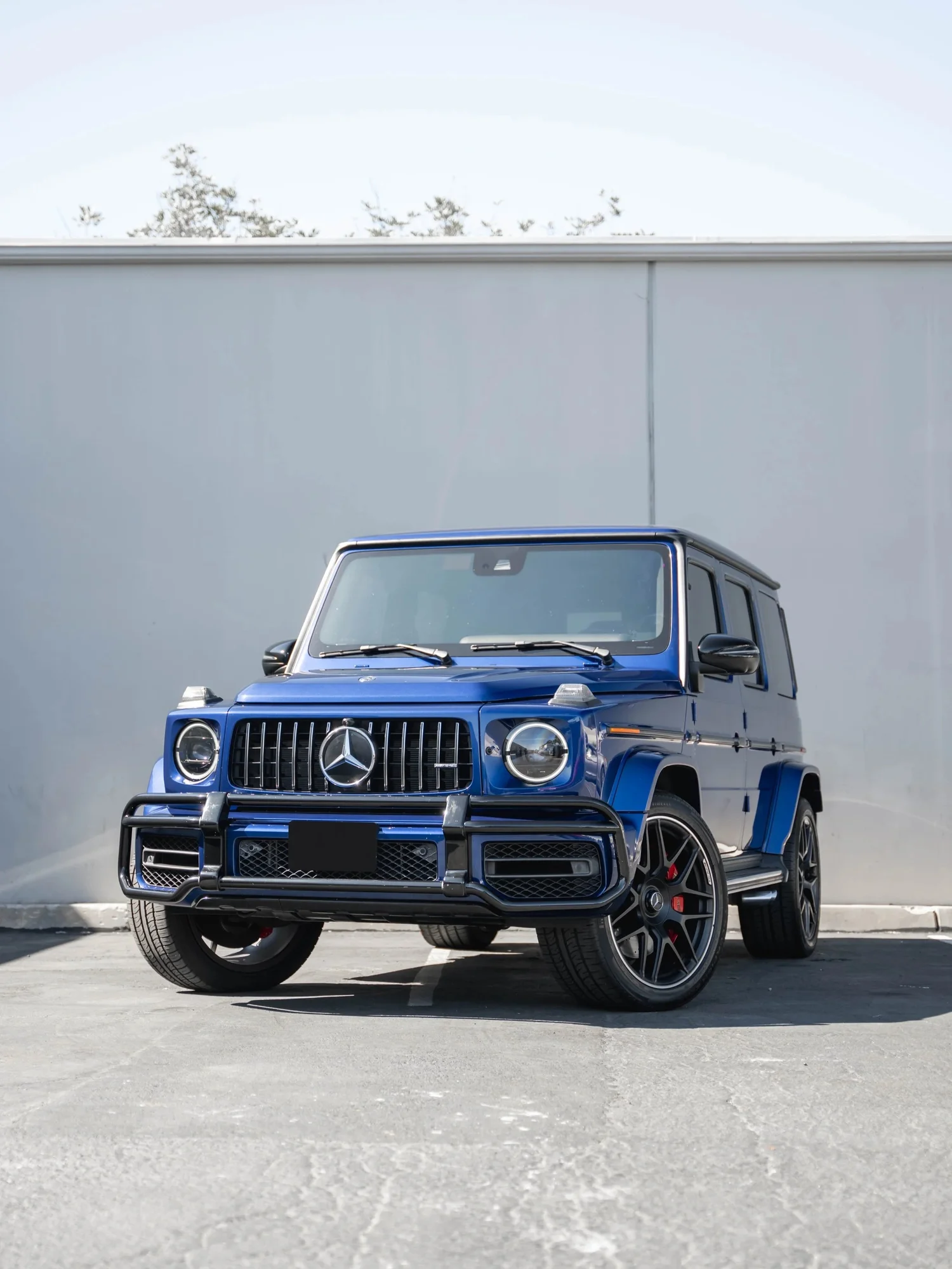 Mercedes-AMG G 63 after Paint Protection Film (PPF), Window Tint and Ceramic Coating, front-left three-quarter view