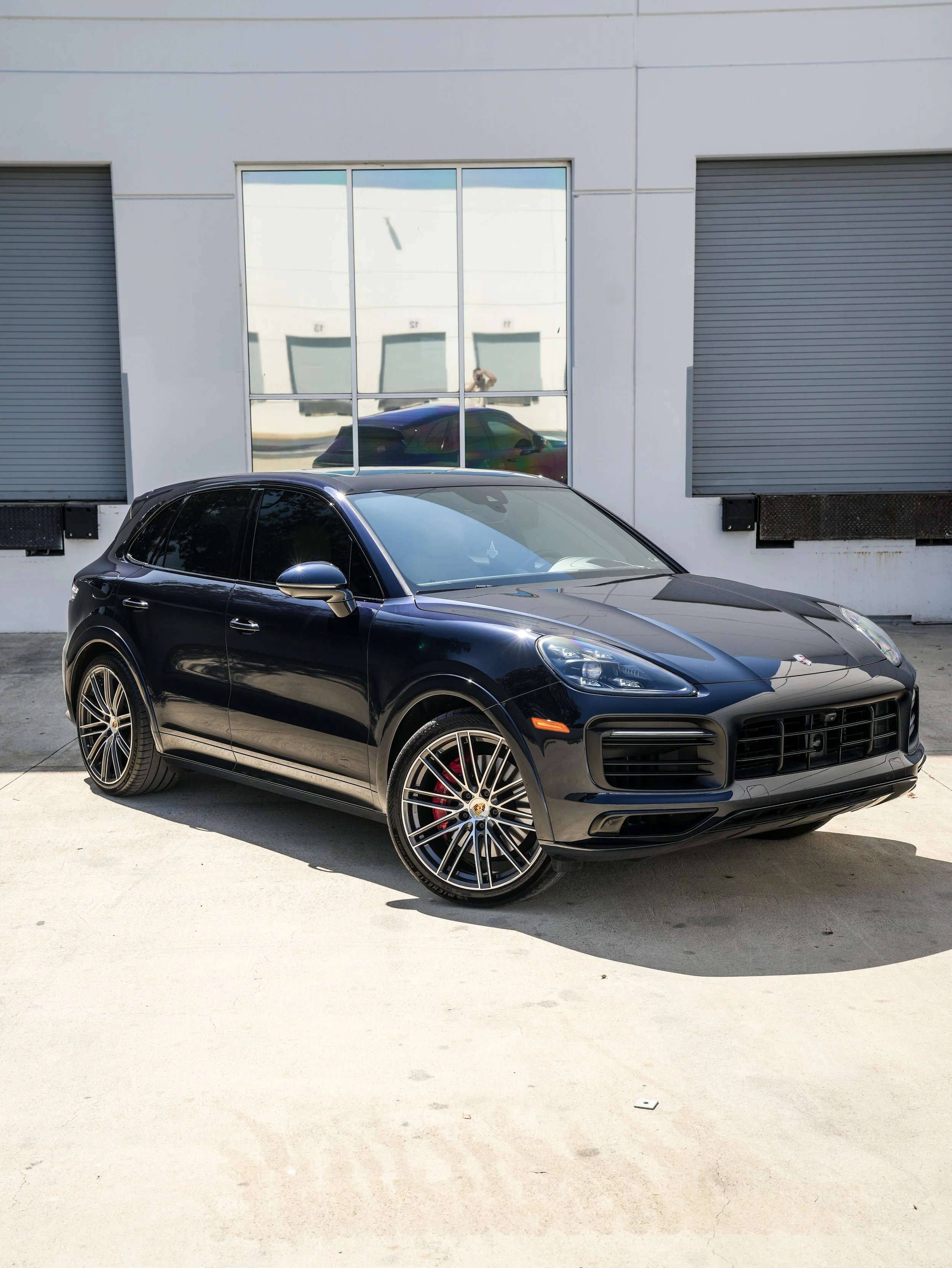 Porsche Cayenne GTS PPF after paint protection film in Irvine