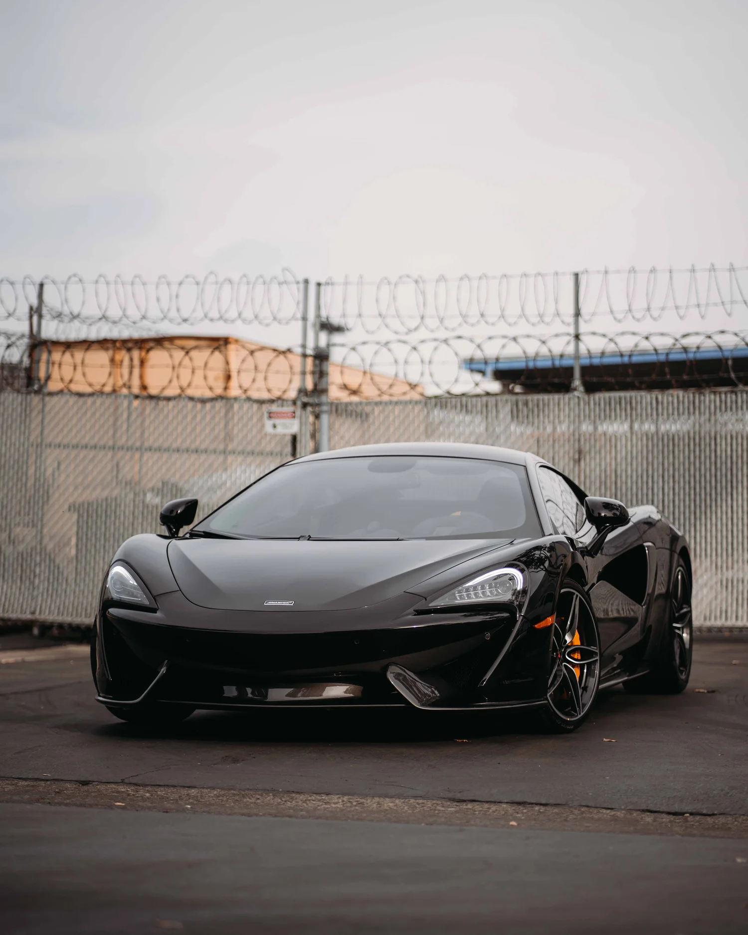 McLaren 570S after Paint Protection Film (PPF), Window Tint and Ceramic Coating, front-left three-quarter view