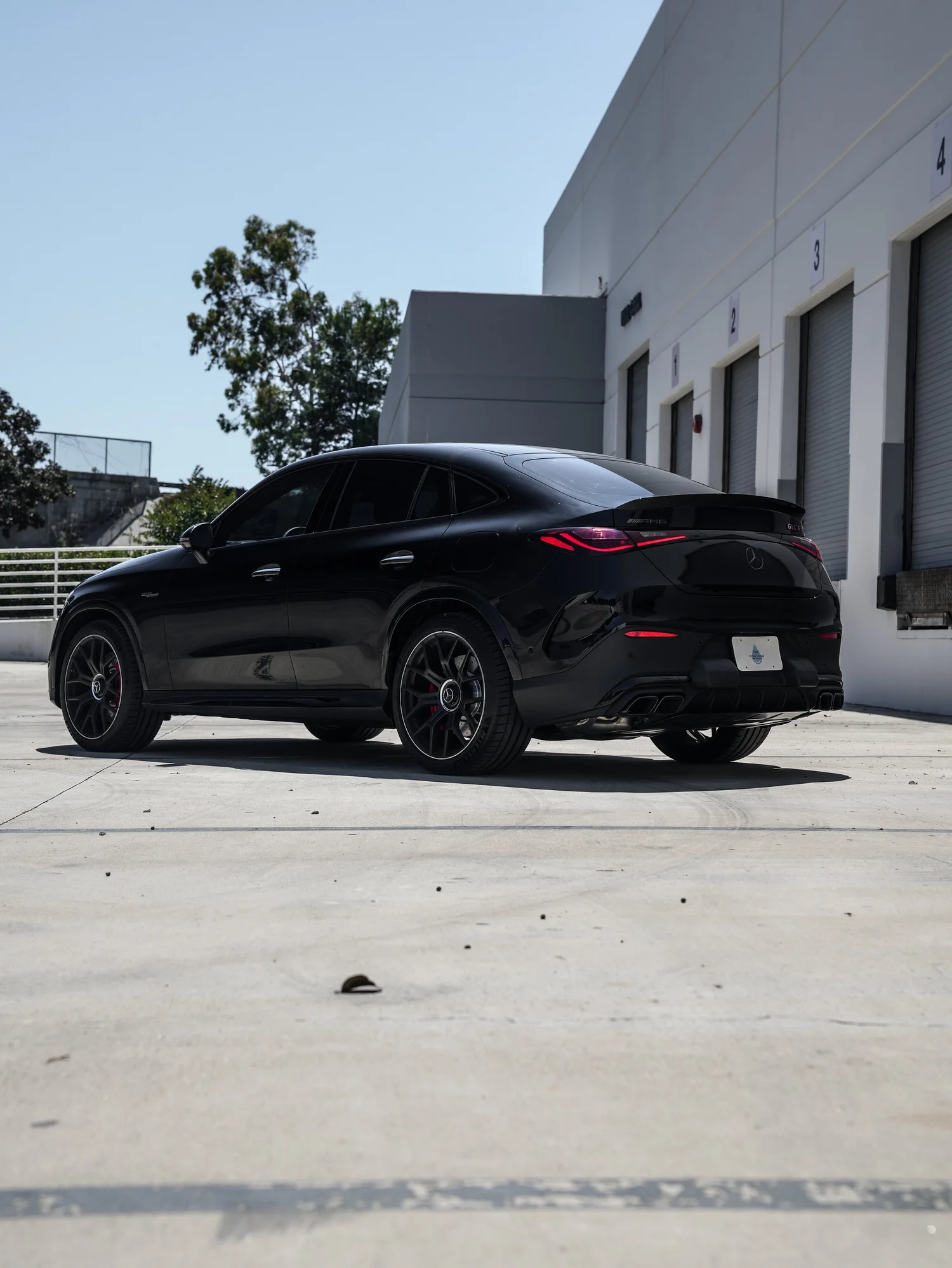 Mercedes-AMG GLC 63 S after Window Tint, rear-left three-quarter view