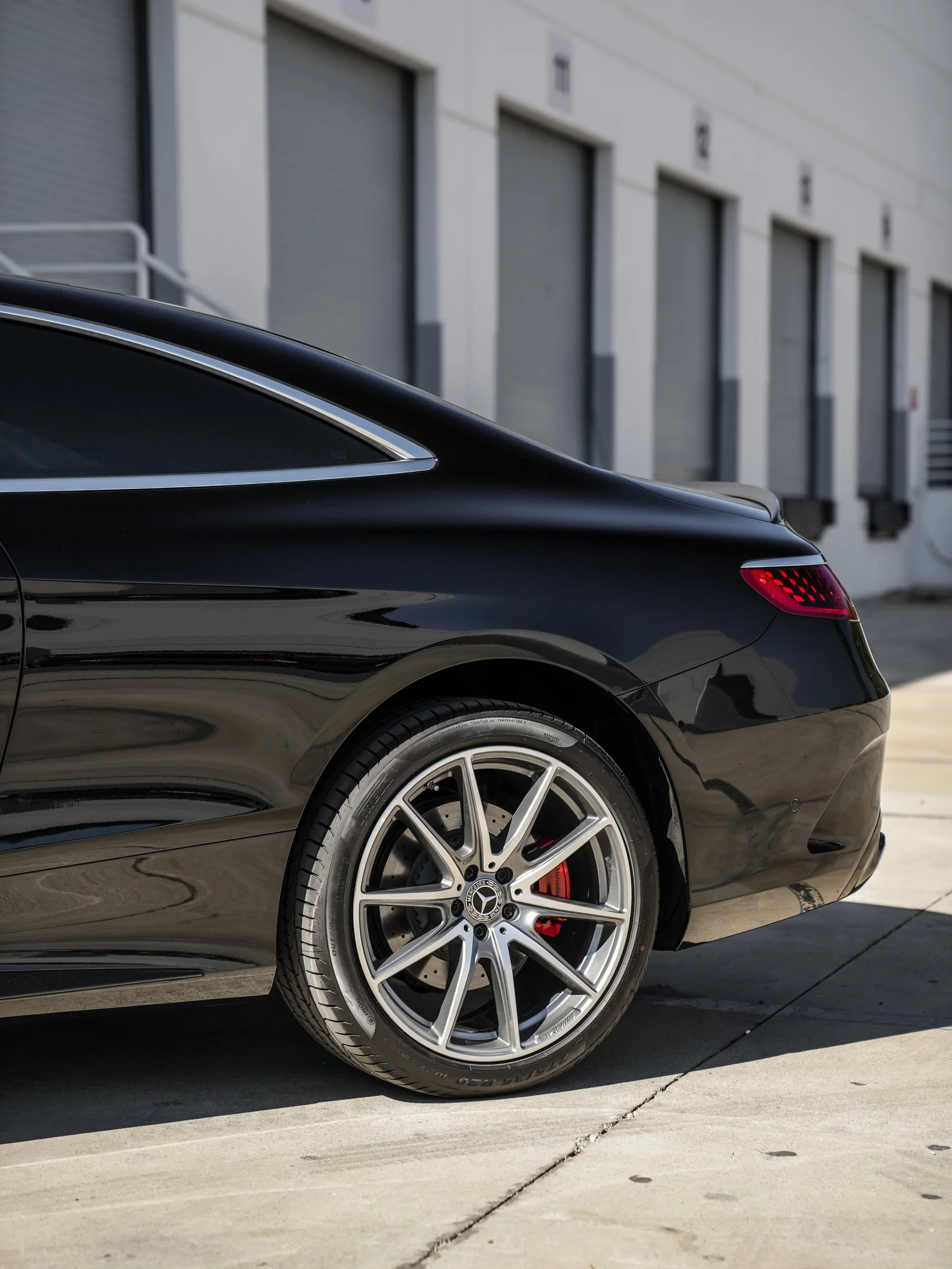 Mercedes-Benz S 560 Full Car Restoration & PPF after Full Body PPF and Vehicle Restoration, rear-quarter and wheel view