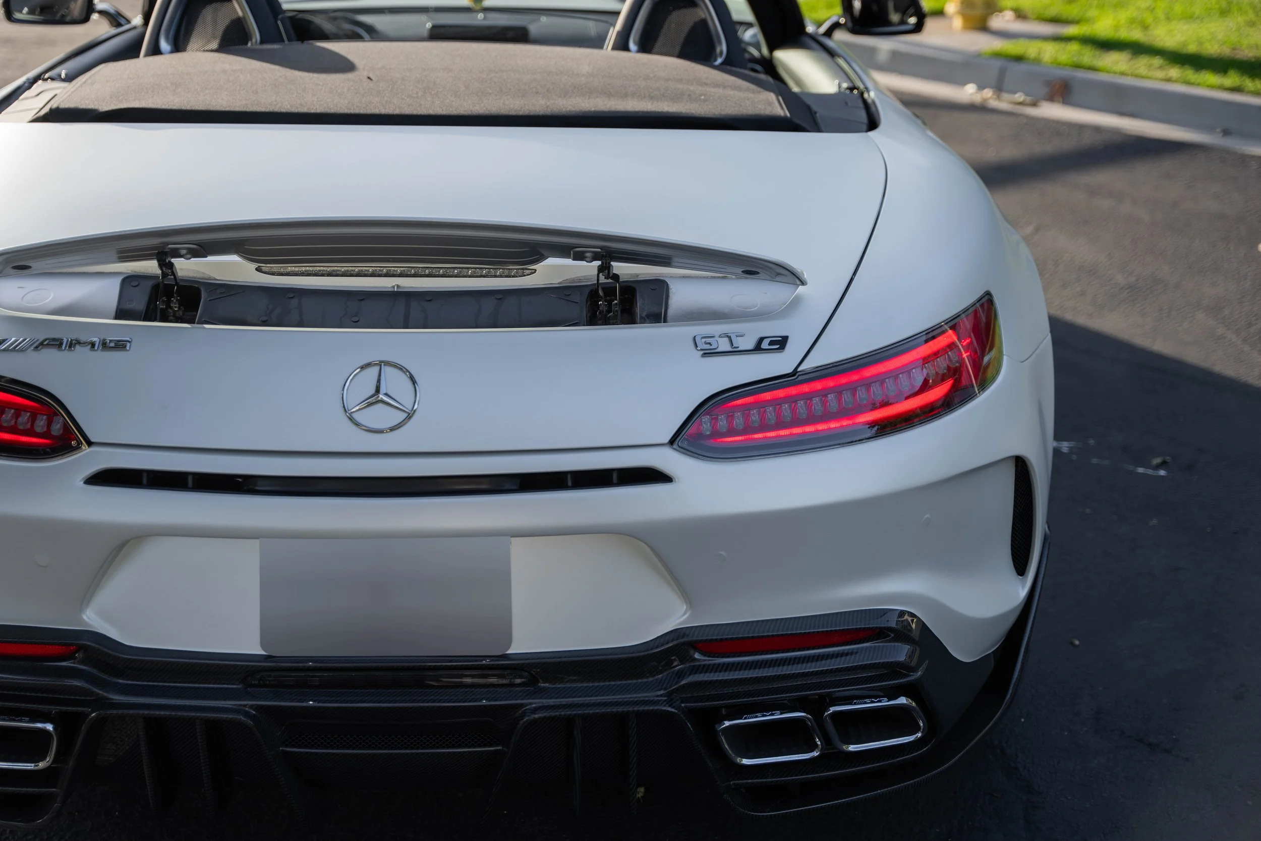 Mercedes-AMG GT after matte ppf, window tint and ceramic coating in Irvine