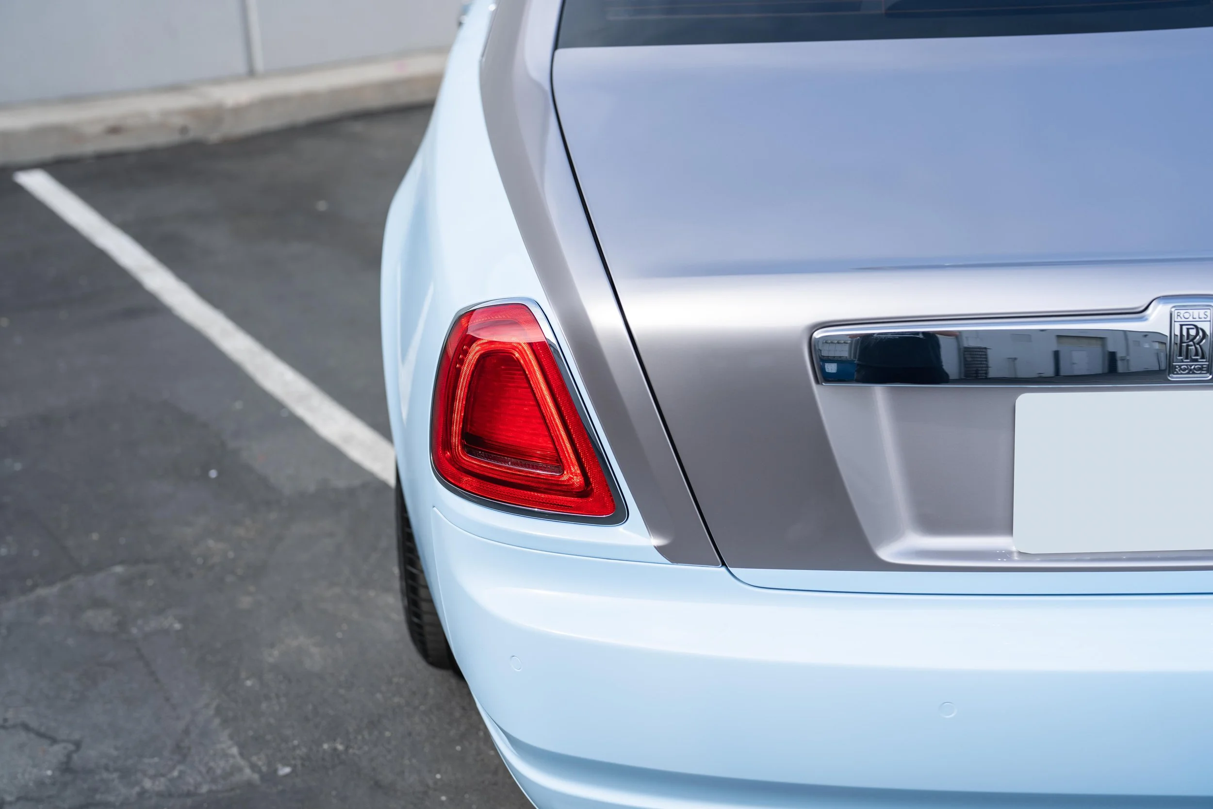 Rolls-Royce Ghost after paint protection film, window tint and ceramic coating in Irvine