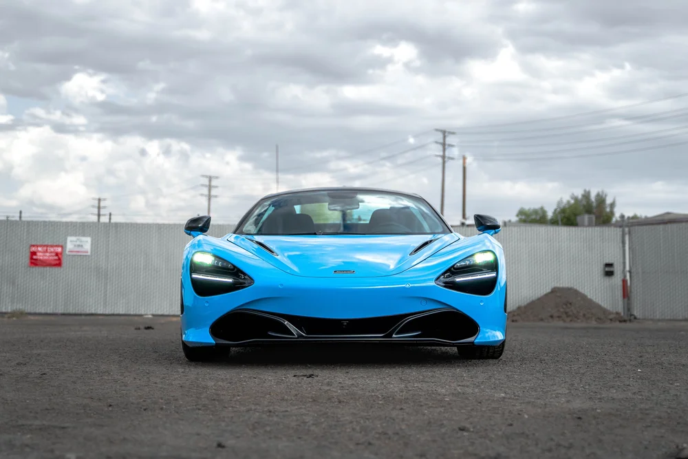 McLaren 720S straight-on front view