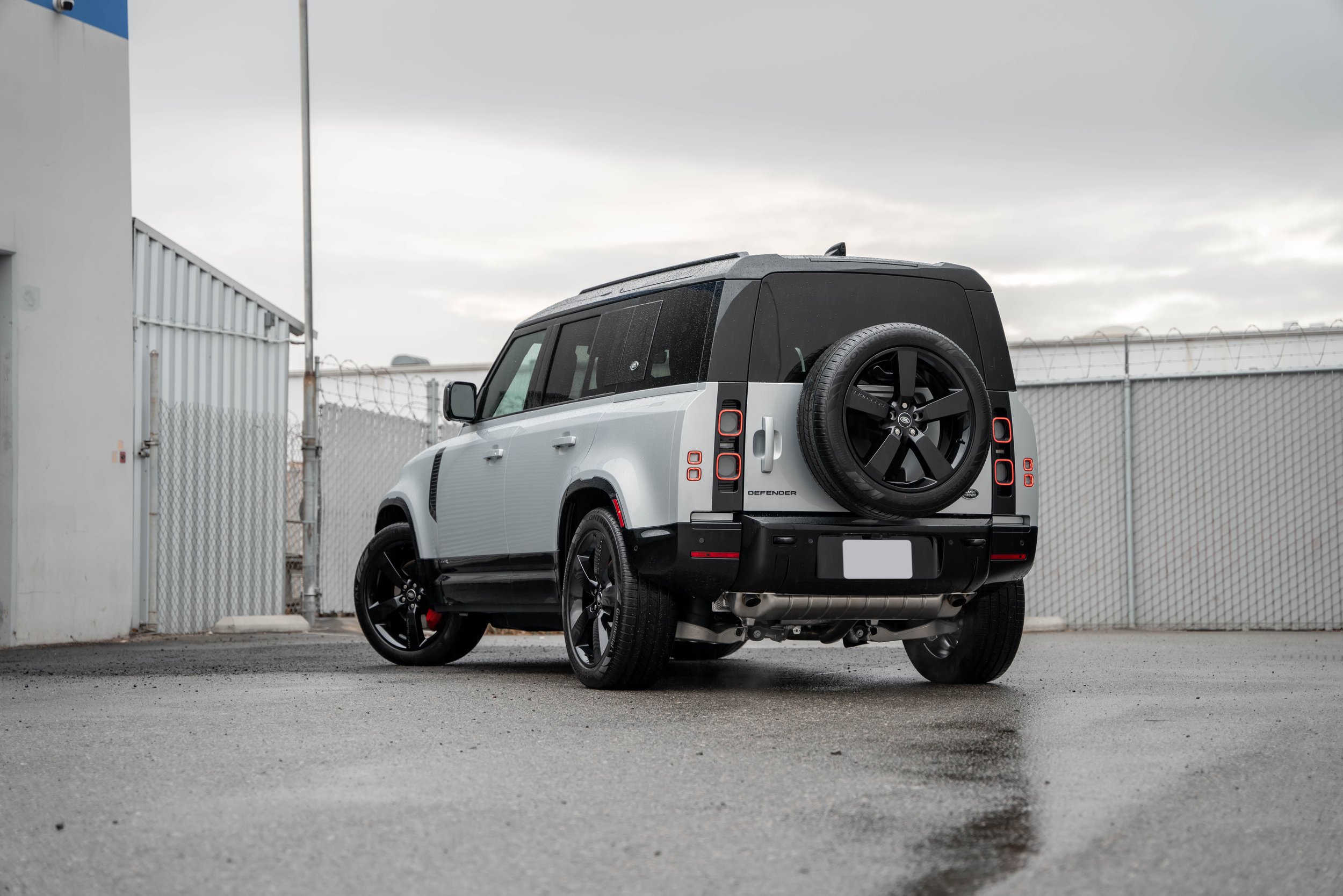 Land Rover Defender after paint protection film, window tint and ceramic coating in Irvine