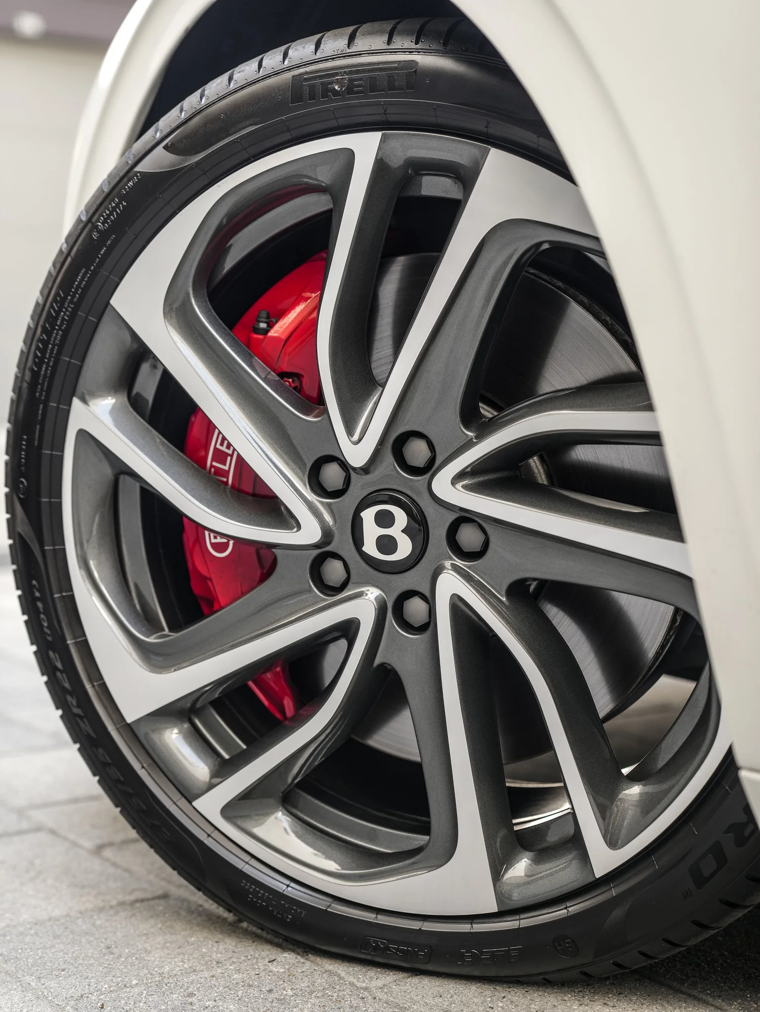 Bentley Flying Spur Speed after Full Body PPF, Window Tint and Ceramic Coating, wheel and brake caliper detail